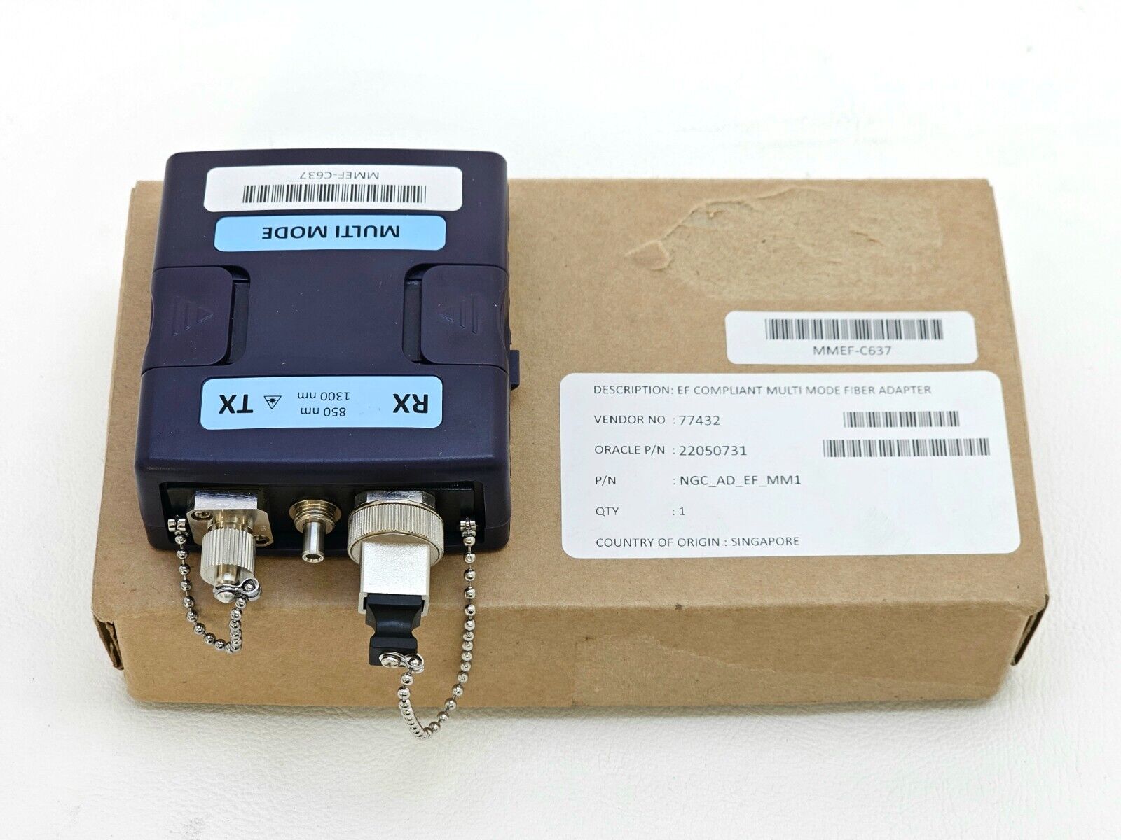 Viavi JDSU NGC_AD_EF_MM1 Certifier Multimode Fiber Adapters EF Compl 850 1300 nm