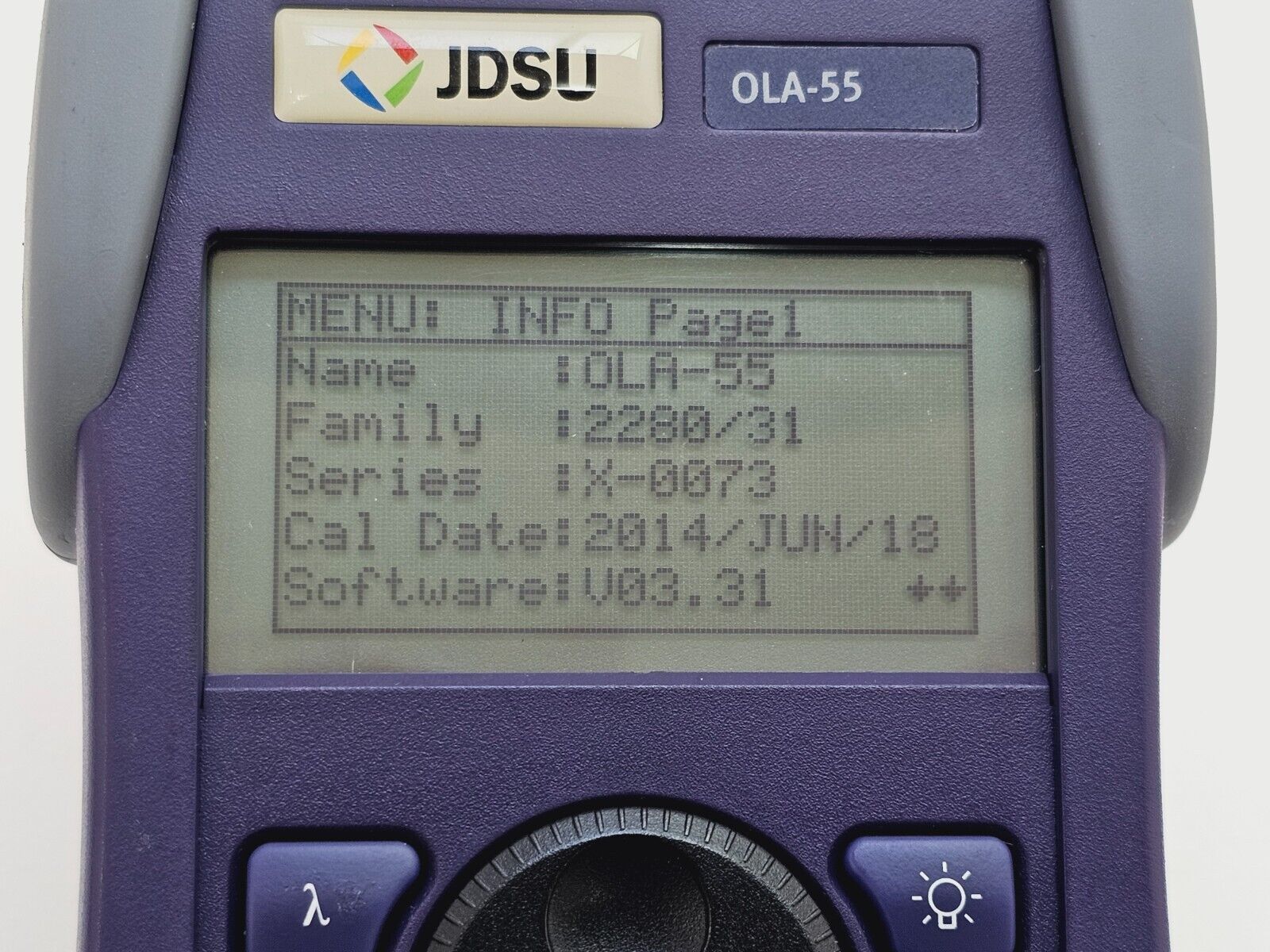 Viavi JDSU OLA-55 Fiber Optical Level Attenuator 1260-1650 nm SM 2280/31 FC/PC