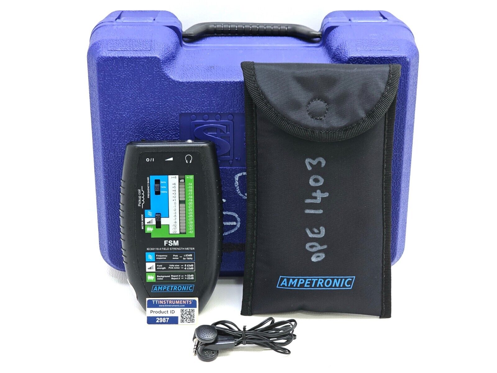 AMPETRONIC FSM IEC60118-4 FIELD STRENGTH METER