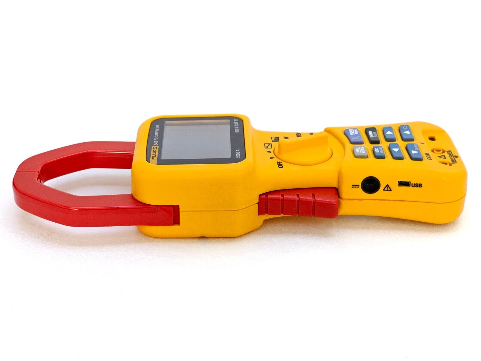 FLUKE 345 PQ Power Quality CLAMP METER 2000 A 600 V with Accessories