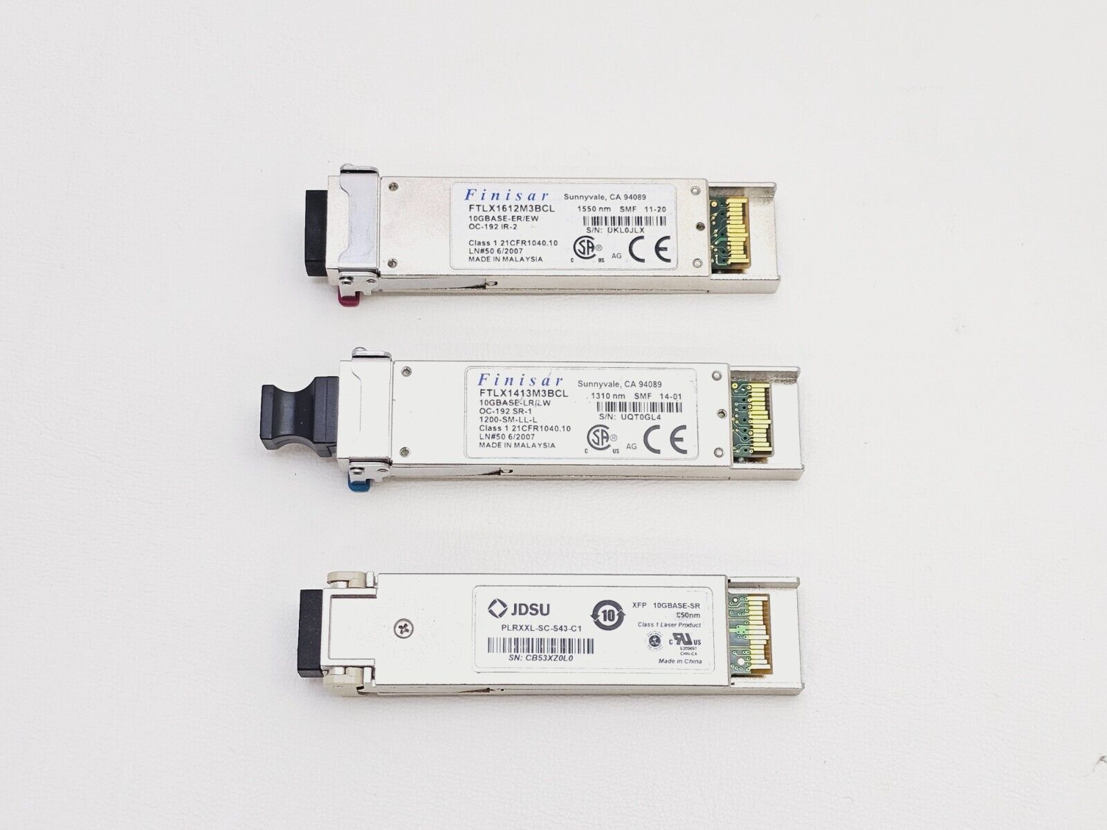 Viavi JDSU Finisar Optical Transceivers