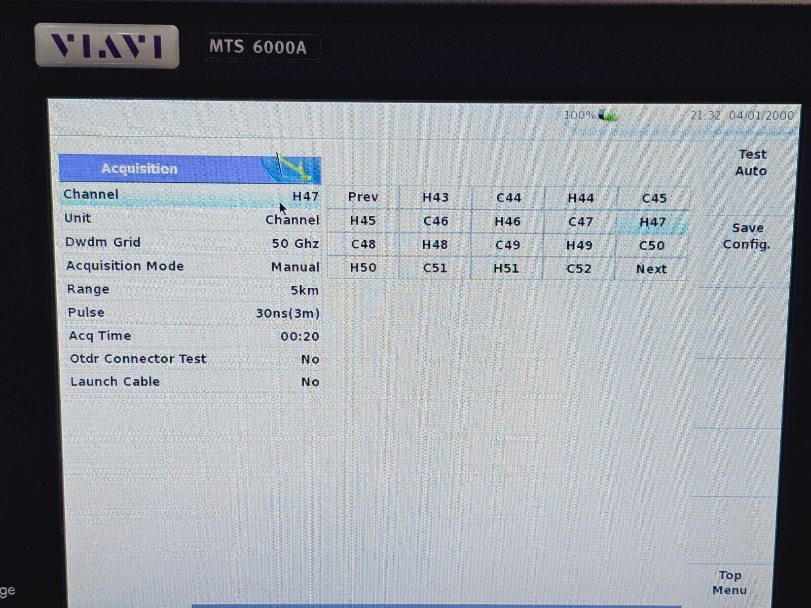 Viavi JDSU E81WDM-C Tunable DWDM OTDR Module C-Band with 6000A V2 Mainframe