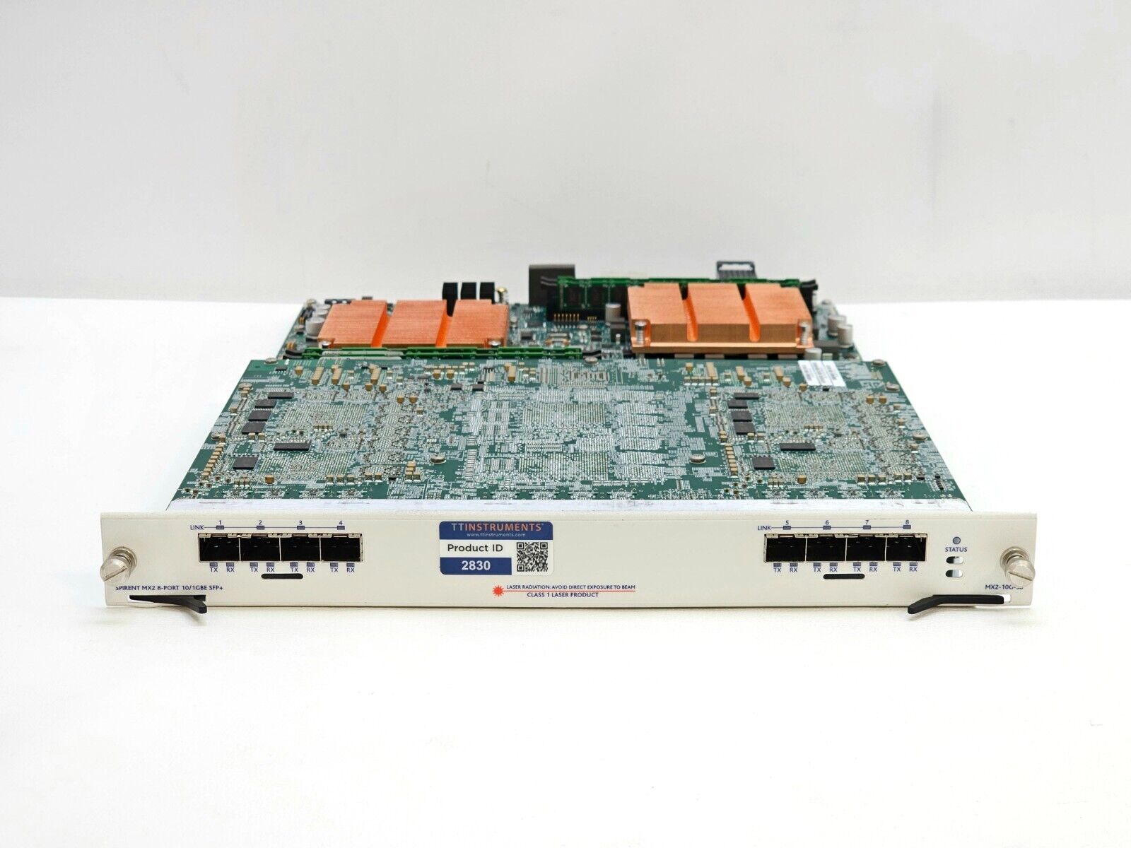 Spirent SPT N4U 220 2-Slot Chassis + MX2-10G-S8 Ethernet Module 8-Port Tester