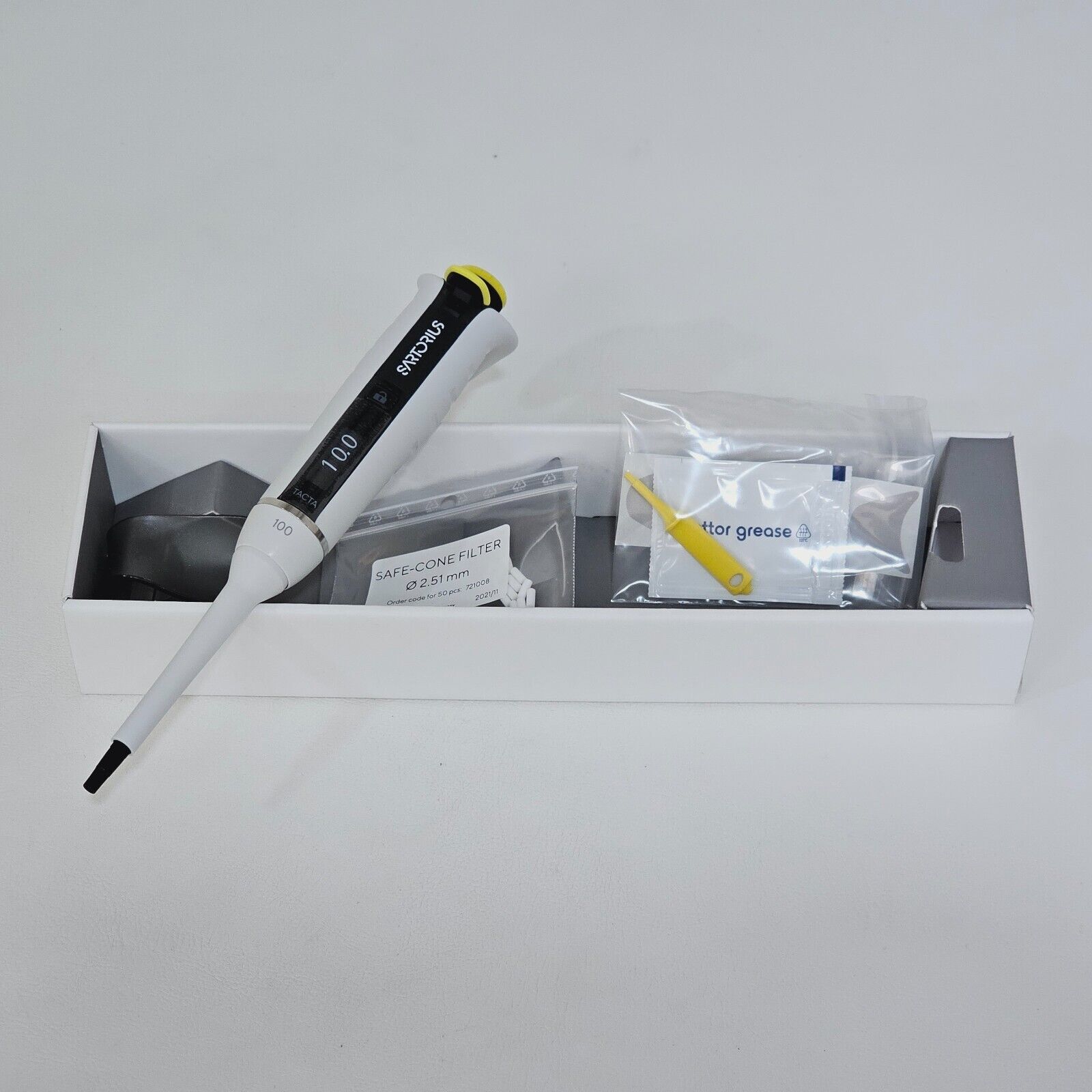 New Tacta Sartorius 1-Channel Mechanical Pipette 10-100 μl LH-729050