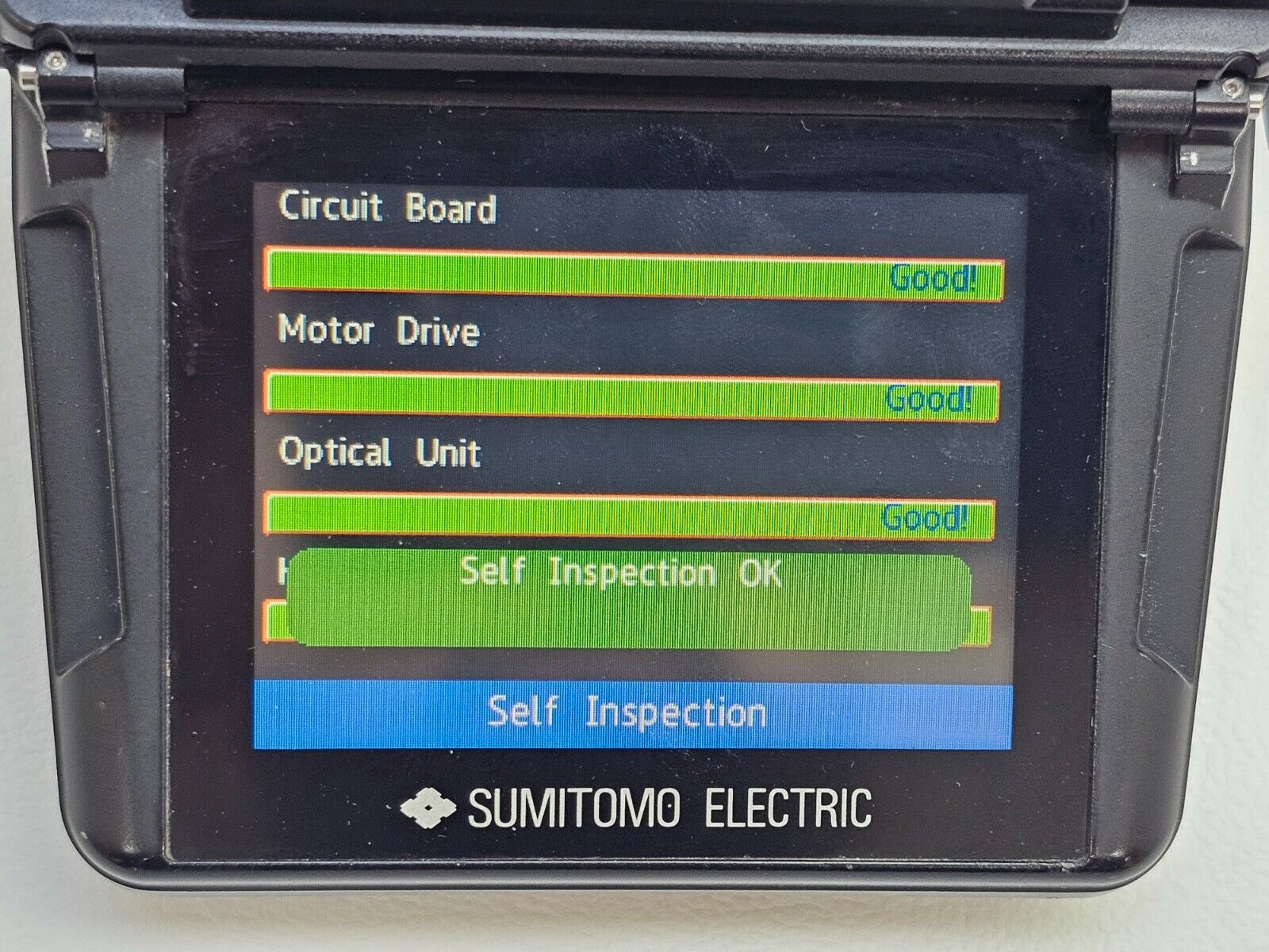 Sumitomo Type-201e-VS V-Groove Splicer + FC-8R Cleaver & 250 Holders ARC 1777