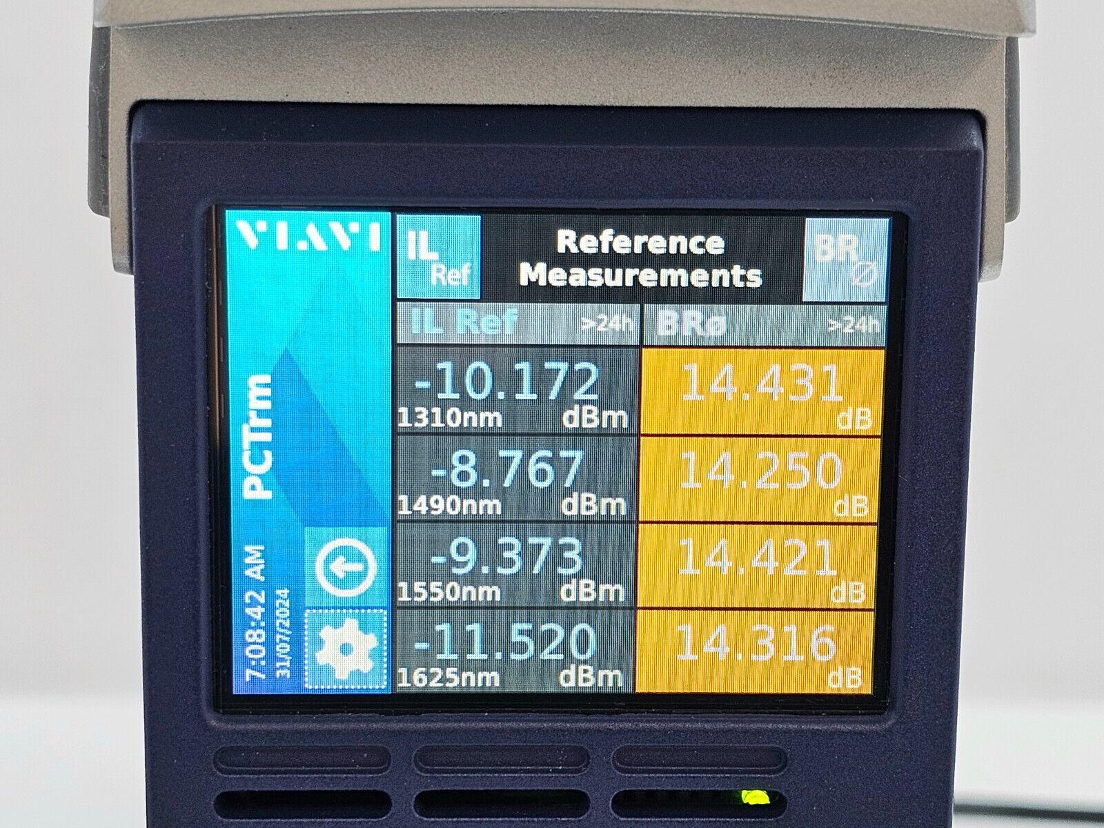 Viavi JDSU MAP-220C-A PCT-rm with mSRC-C2 Source and mOLM-C1 IL/RL Module 2019