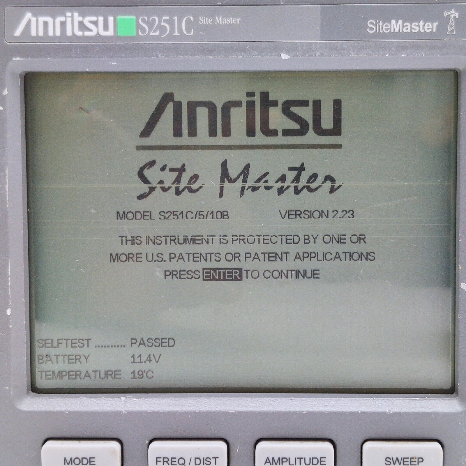 Anritsu S251C Site Master Cable & Antenna Analyzer Opt. 5 & 10B & Accessories