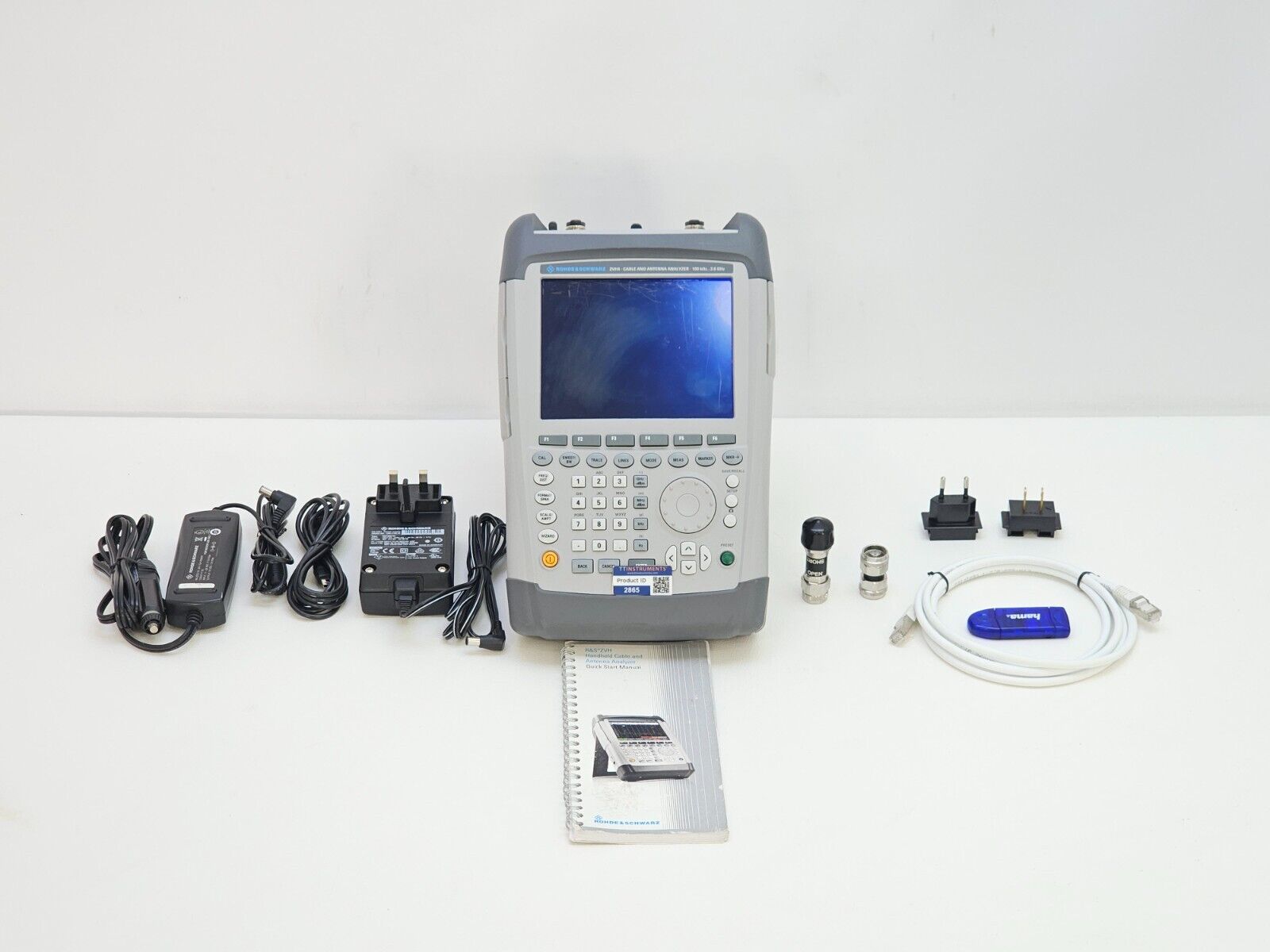 Rohde & Schwarz ZVH4 Cable & Antenna Analyzer Option K1 & K39 3.6 GHz CALIBRATED