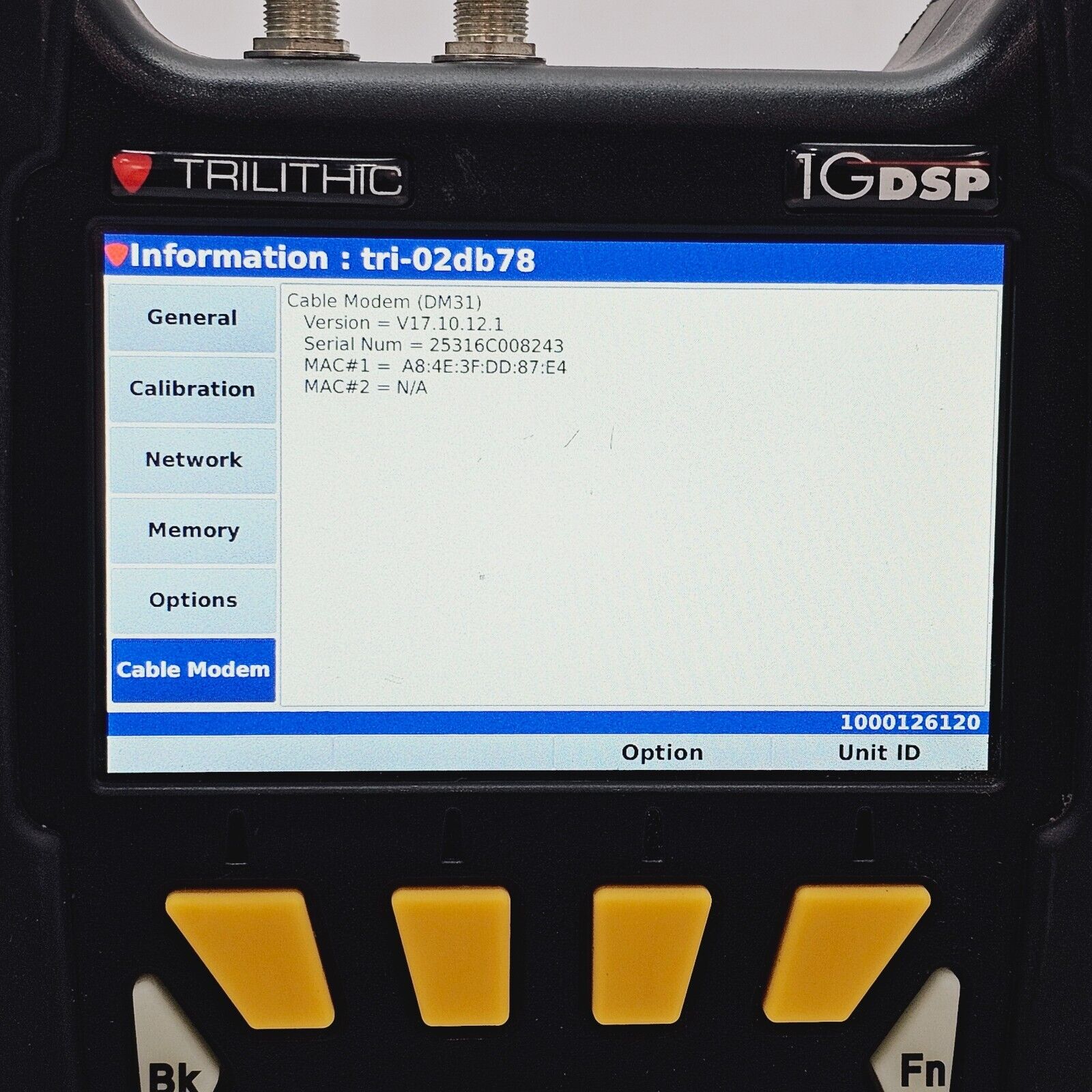 Viavi Trilithic 1G DSP + Options 1GDSP