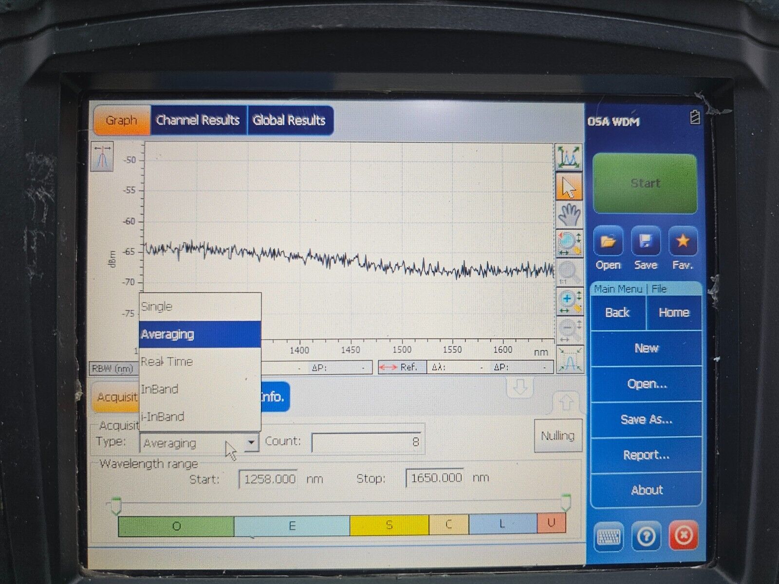 EXFO FTB-200 V2 & FTB-5240S-P OSA with Polarisation Controller In-band OSNR Opt.