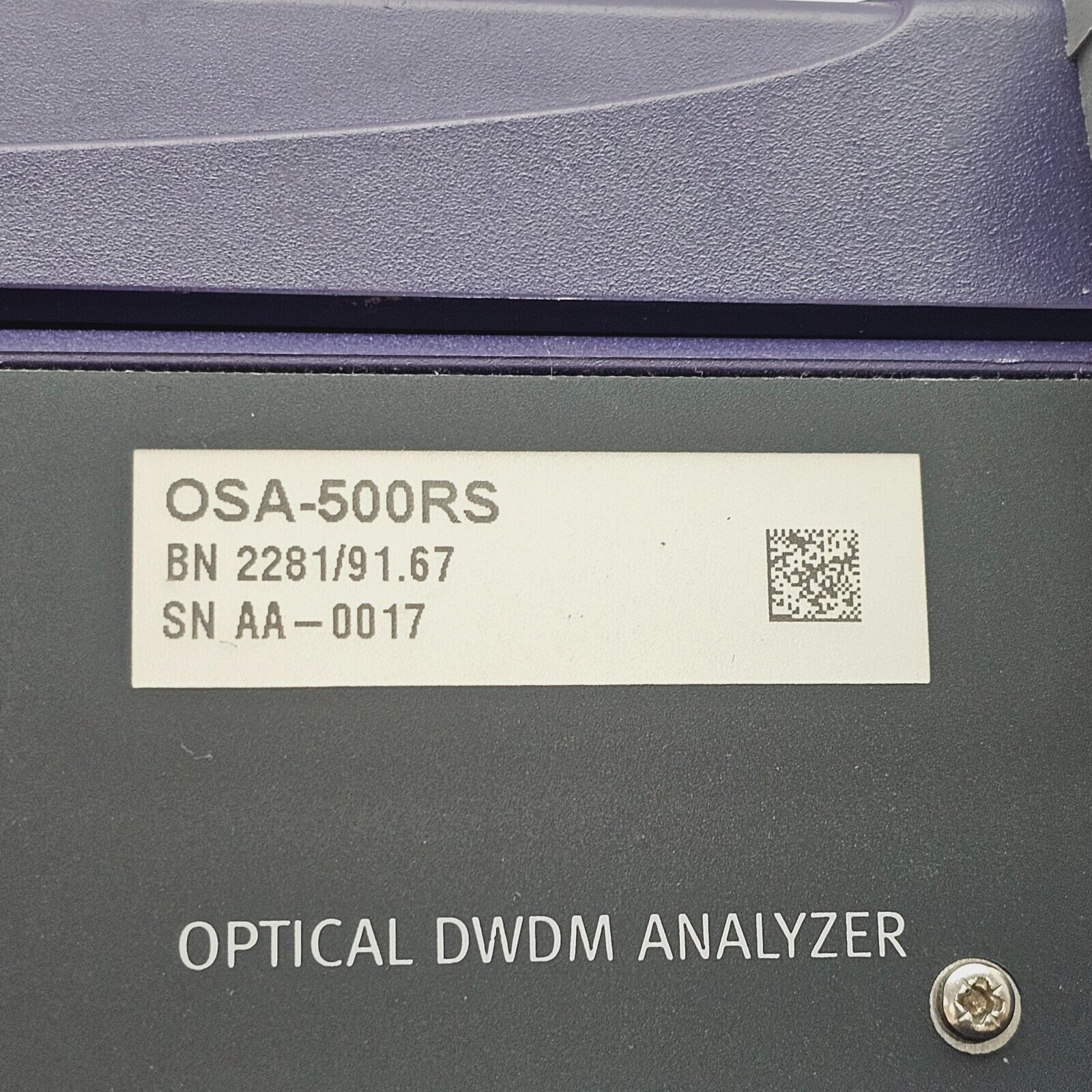 JDSU VIAVI T-Berd 8000E w/ OSA-500RS 2281/91.57 Optical DWDM Analyzer OSA APC