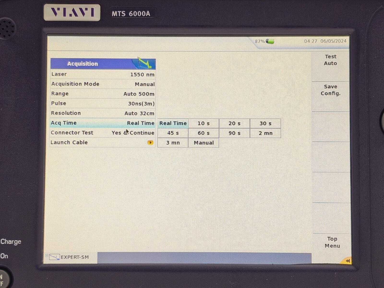 Viavi JDSU MTS 6000A V2 + 8126 B SM OTDR Module 1310/1550nm E8126B APC-FC