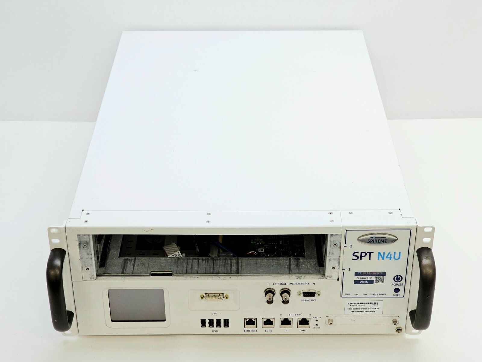 Spirent SPT N4U 220 2-Slot Chassis + MX2-10G-S4 Ethernet Mod 100M/1G/2.5G/5G/10G