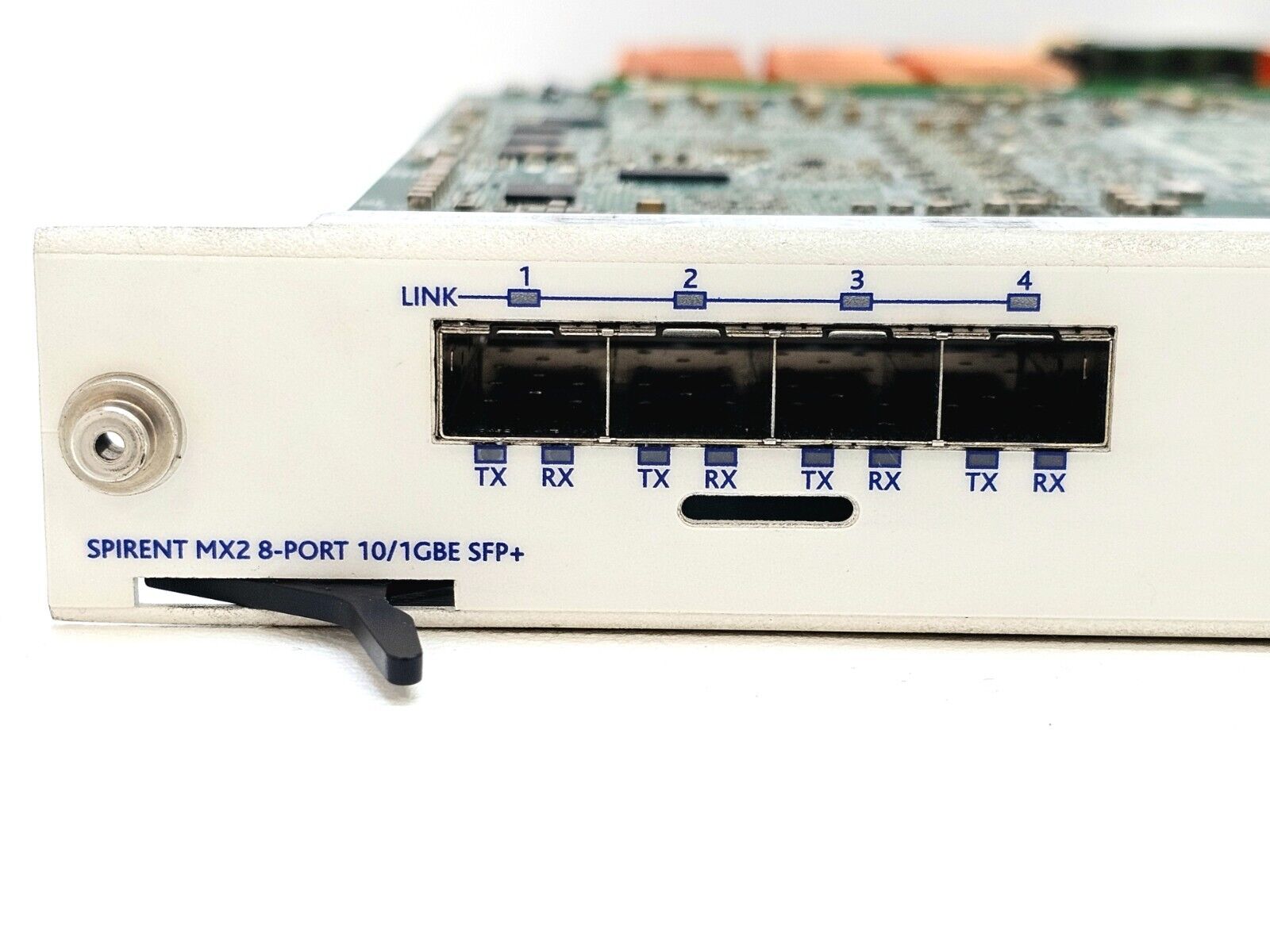 SPIRENT MX2-10G-S8 MX2 8-PORT 10G/1GBE SFP+ Licences: 100M/1G/2.5G/5G/10G Module