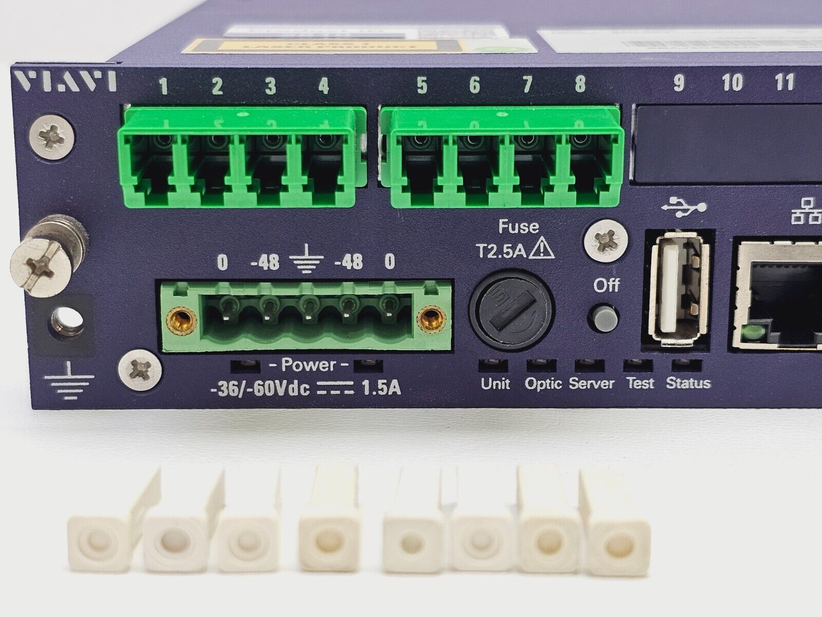 Viavi JDSU OTU 5000 EOTDR2-L-A1-COTU 8-port 1625nm OTDR Medium Range