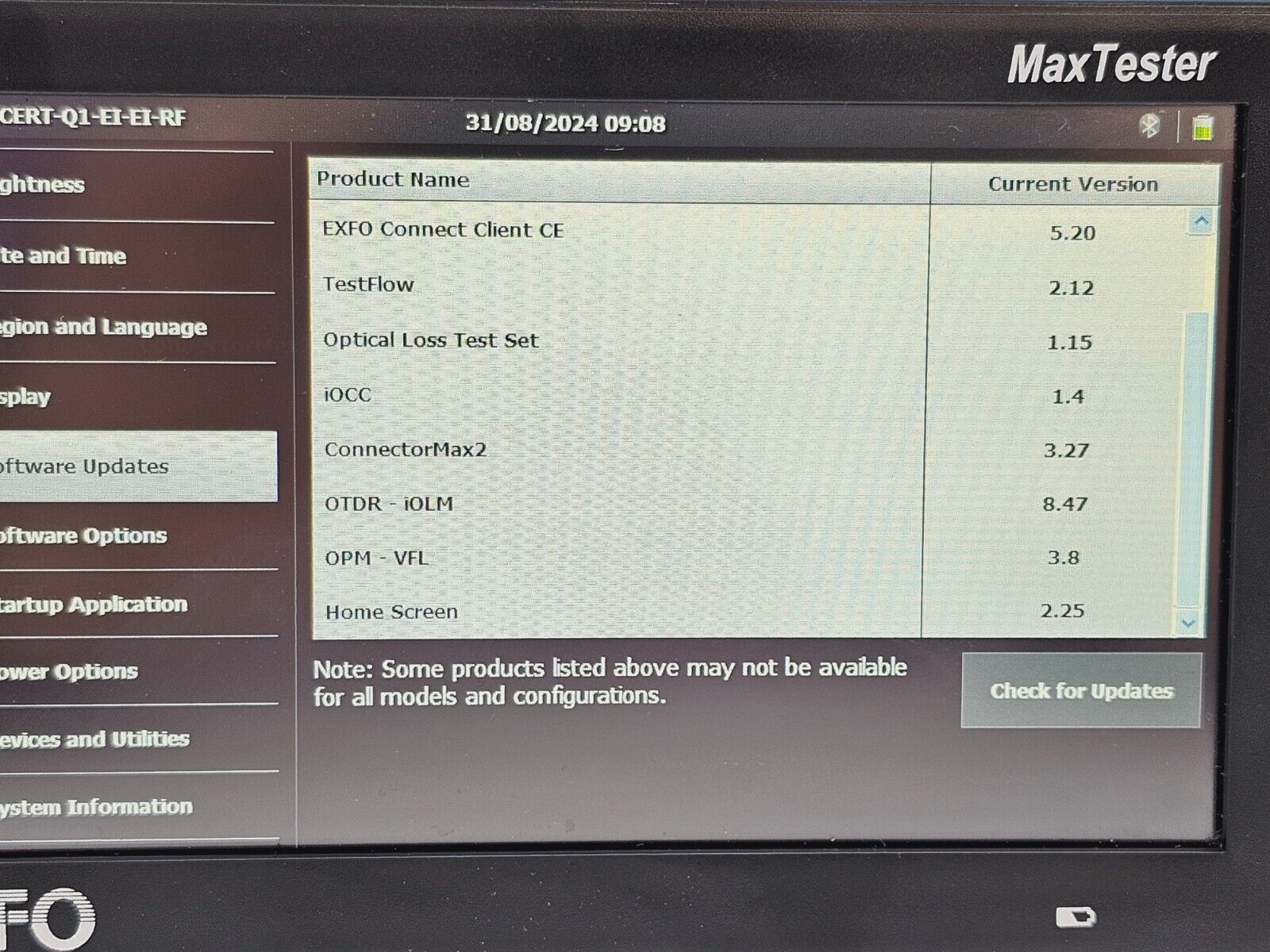 2x EXFO OLTS MAX-940 ICERT QUAD 850/1300/1310/1500 SM MM Fiber Certifier Tier-1