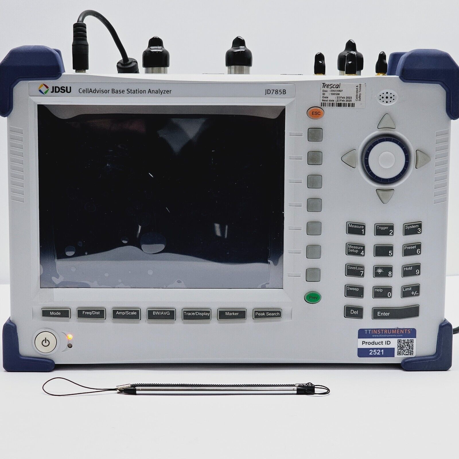 Viavi JDSU Calibrated JD785B CellAdvisor Base Station Analyzer 9kHz-8GHz + Acces