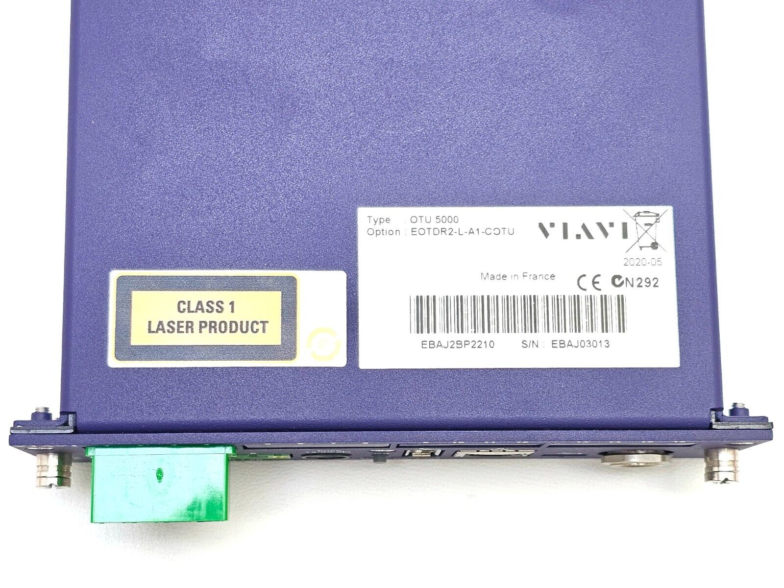 Viavi JDSU OTU 5000 EOTDR2-L-A1-COTU 2-port 1625nm OTDR Medium Range