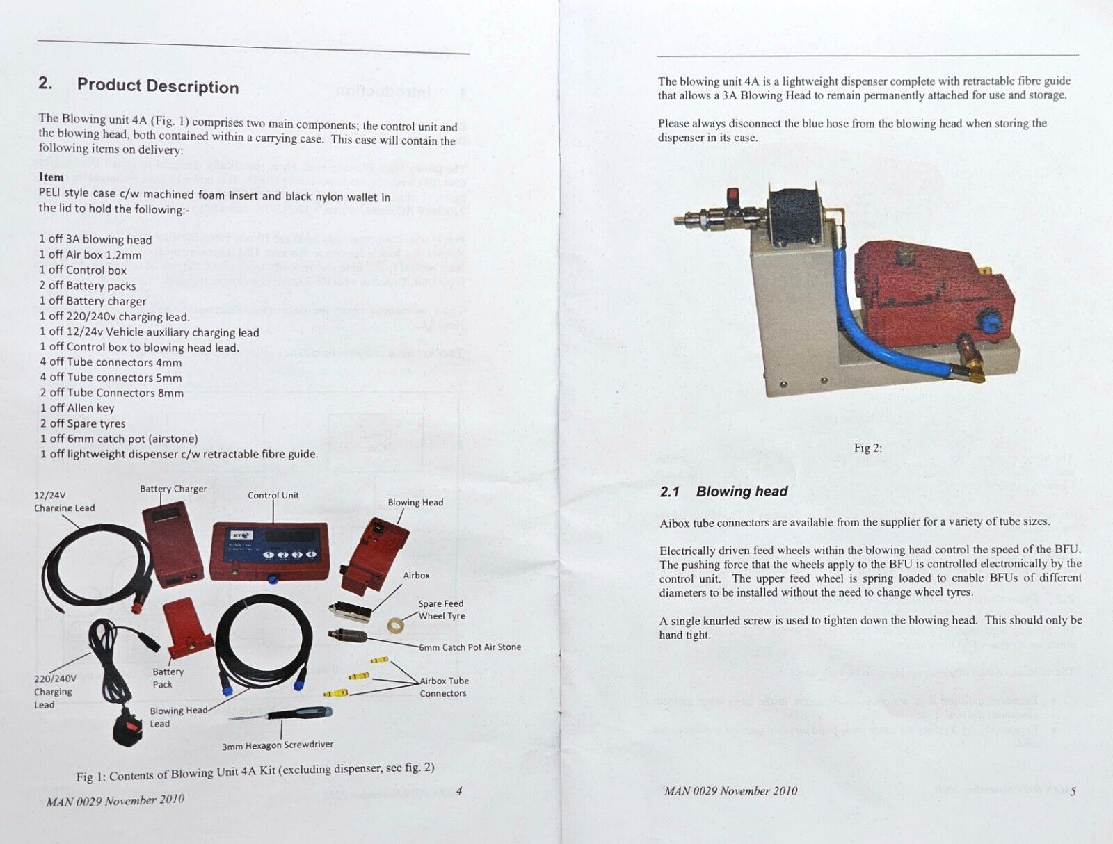 BT Blown Fiber Blowing Unit 3A