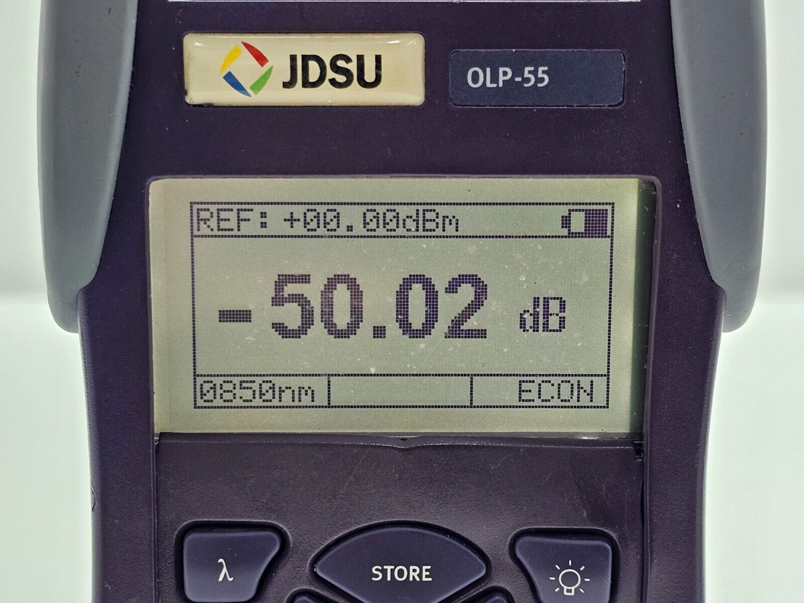 Viavi JDSU OLP-55 Optical Power Meter 2277/03 800nm - 1700nm High Power +26 dBm