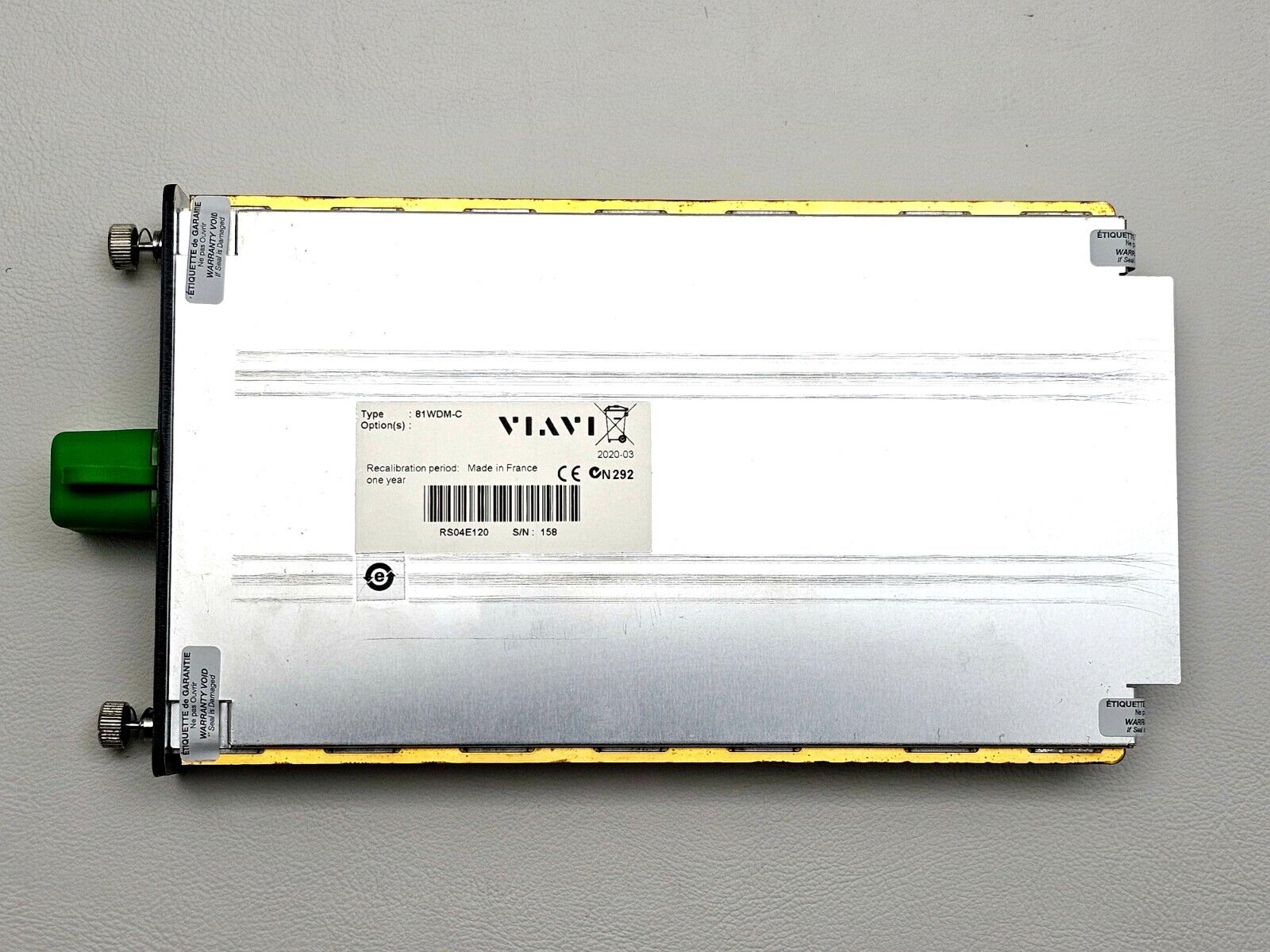 Viavi JDSU E81WDM-C Tunable DWDM OTDR Module C-Band with 6000A V2 Mainframe