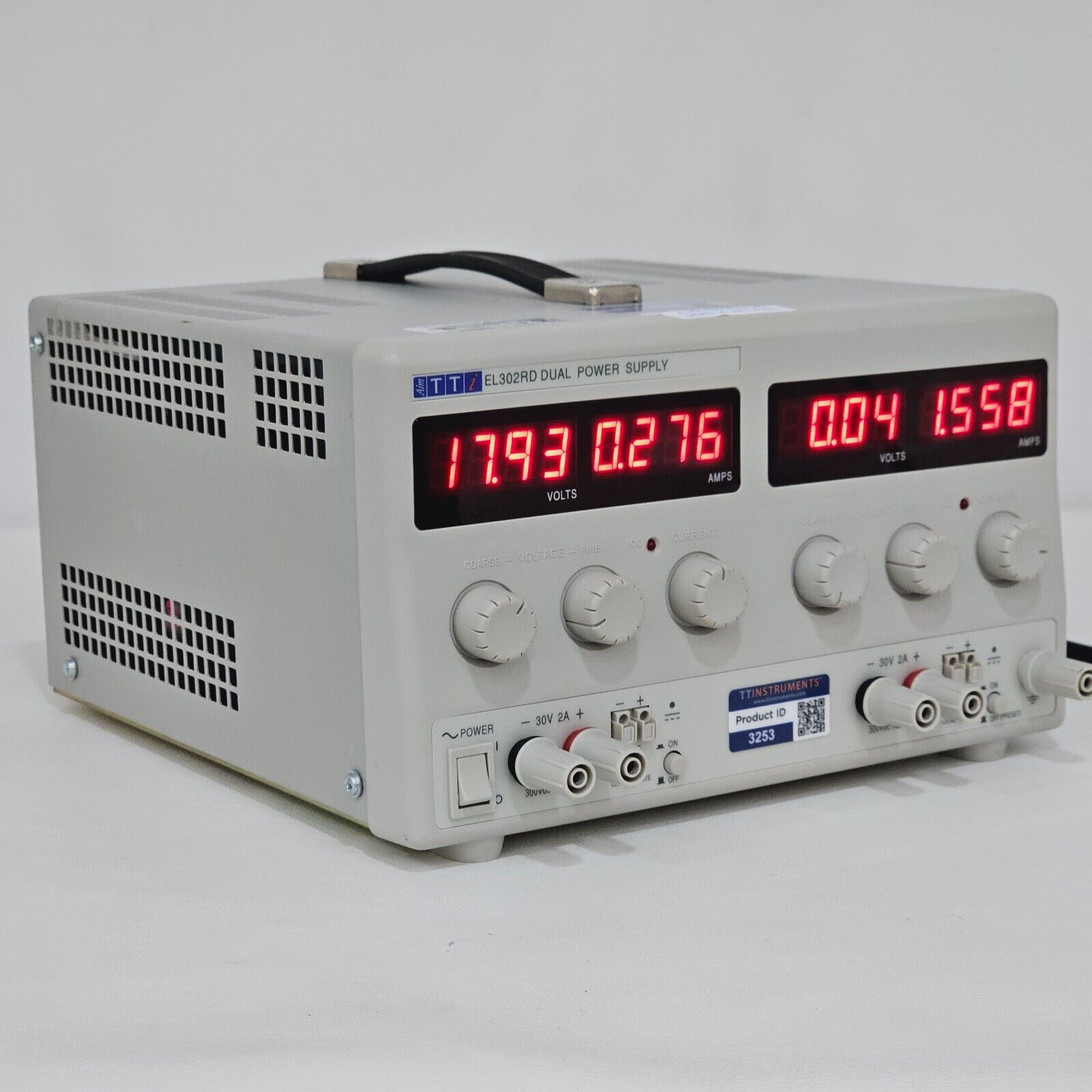 TTi EL302RD Dual Output DC 0-30V Power Supply