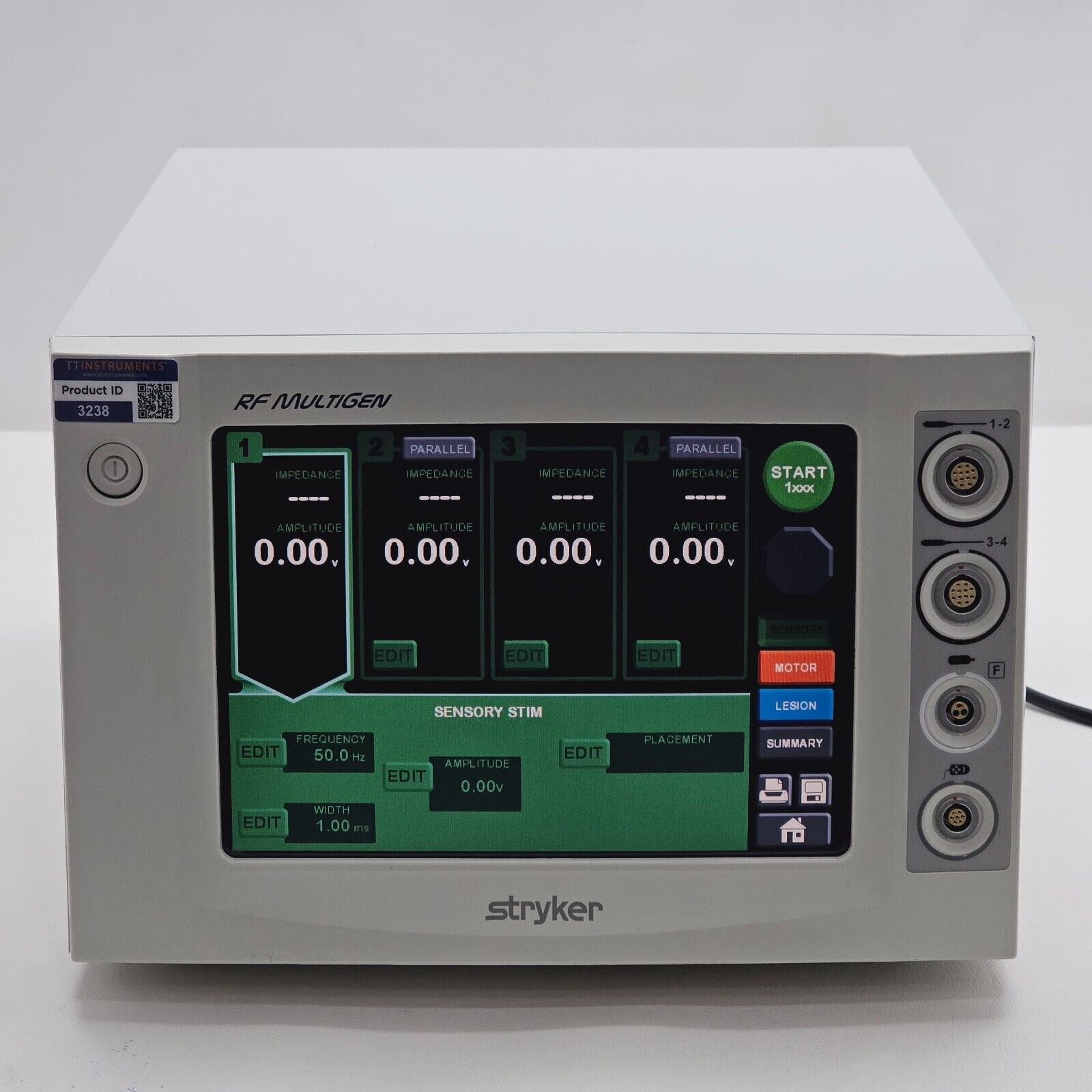 STRYKER Interventional Spine RF MultiGen Console 0406-900-000 RF Generator