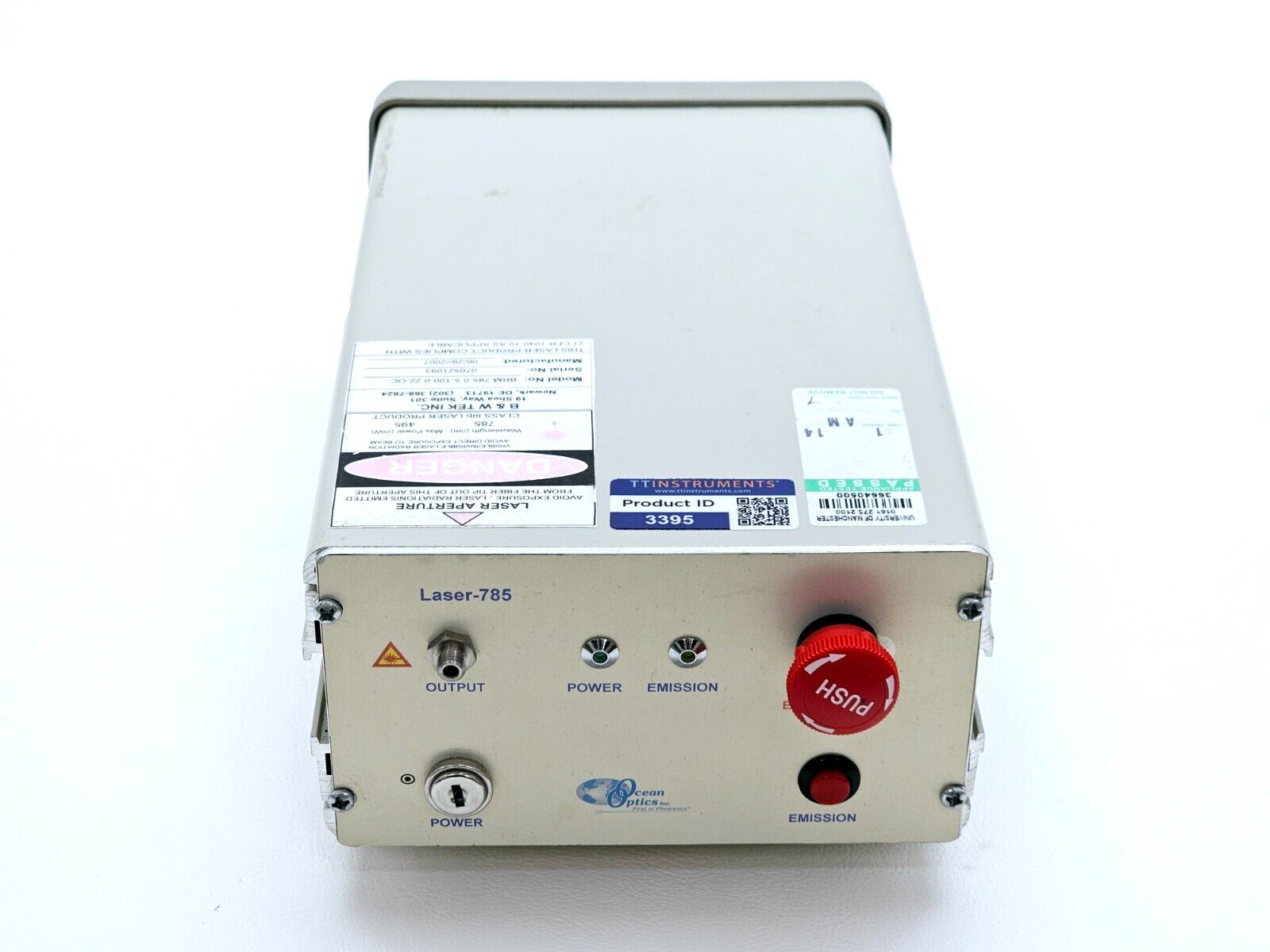 Ocean Optics BRM-785-0.5-100-0.22-OC 785nm Laser MFD 2007