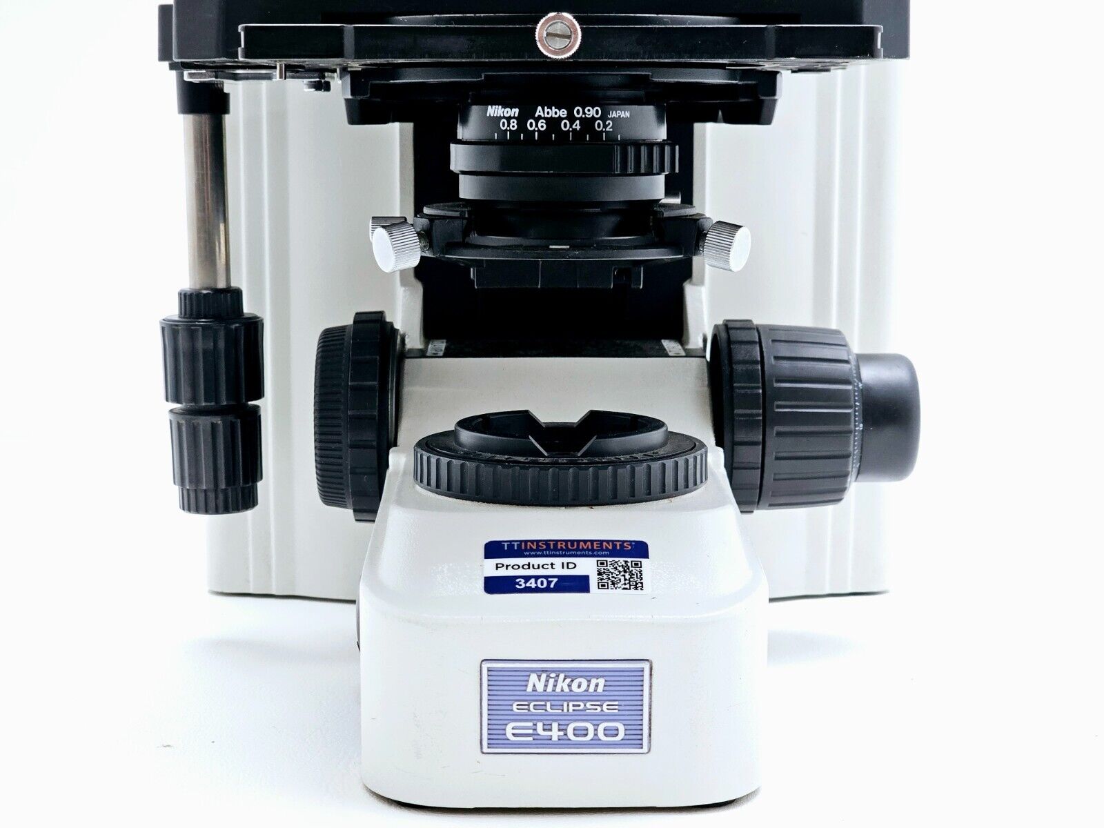 NIKON ECLIPSE E400 Microscope + 5x Objectives 40x/0.75 60x/0.80 4x/0.10 10x/0.25