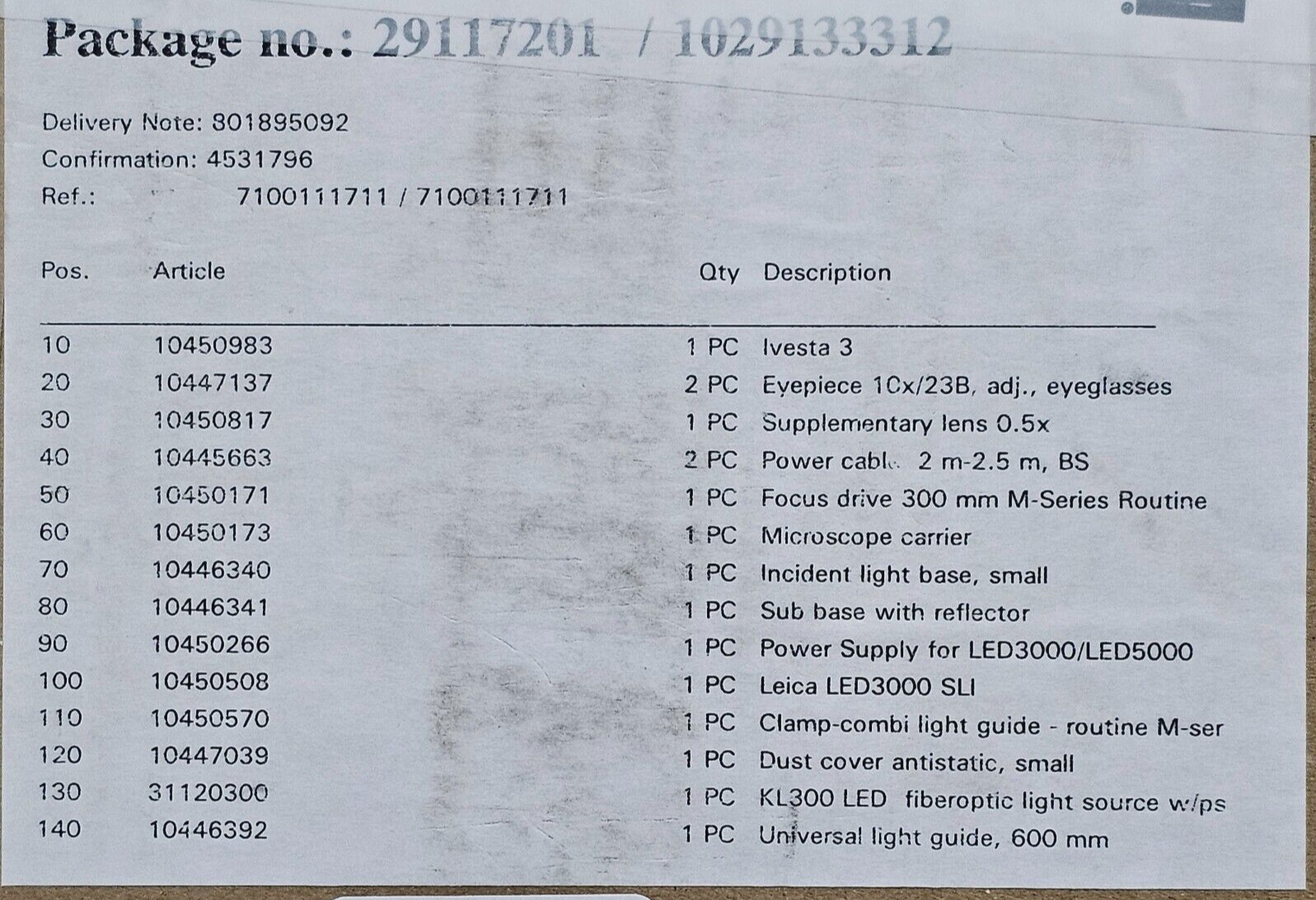 NEW Leica Ivesta 3 Greenough Stereo Microscope + Accessories & Optional Extras