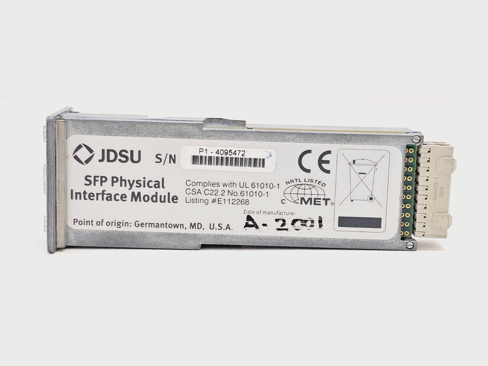 Viavi JDSU XFP & 2x SFP PIM-KIT Physical Interface Modules with Carry Bag