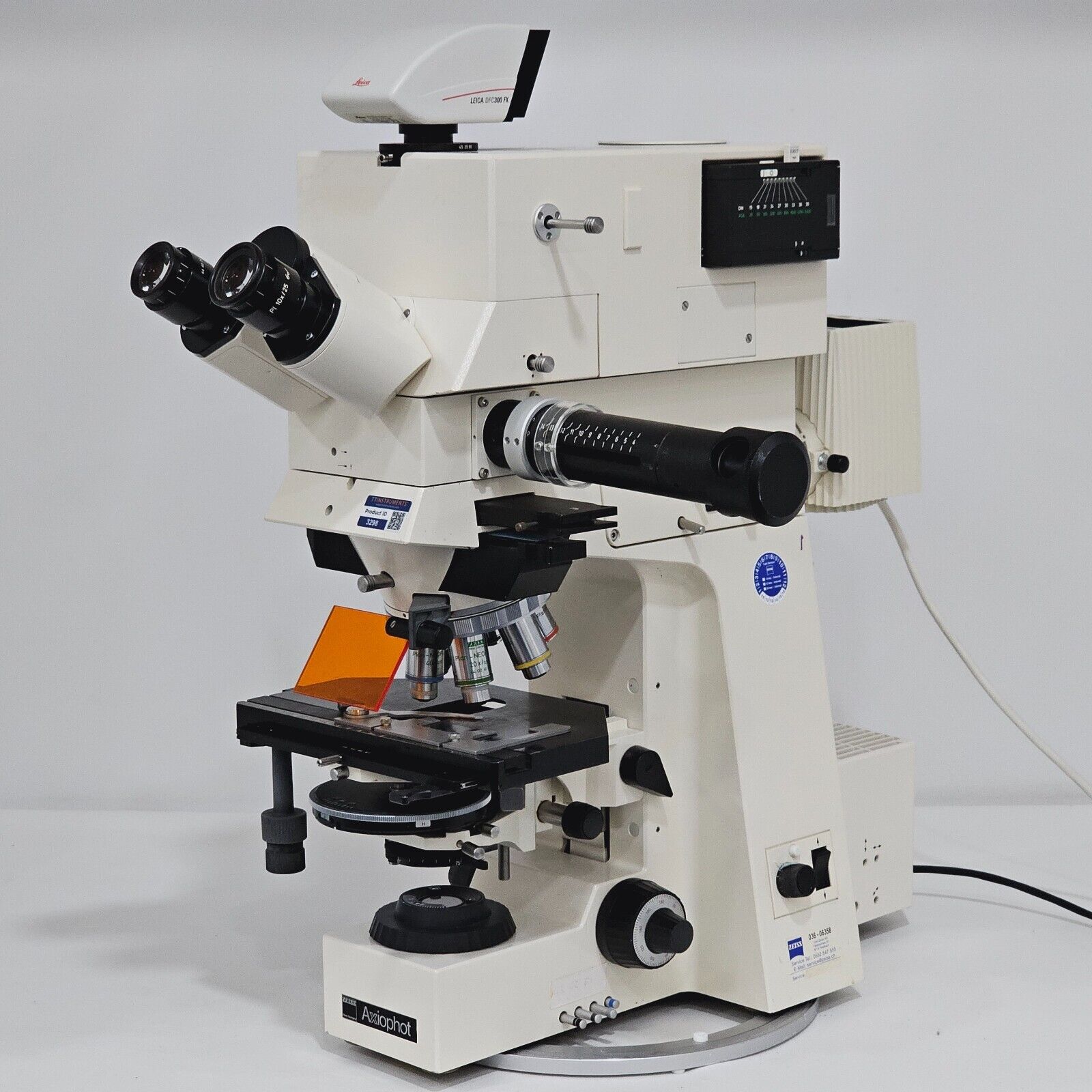 ZEISS Axiophot El-Einsatz Microscope 451887 DFC300 FX Camera + 6 Objectives &..