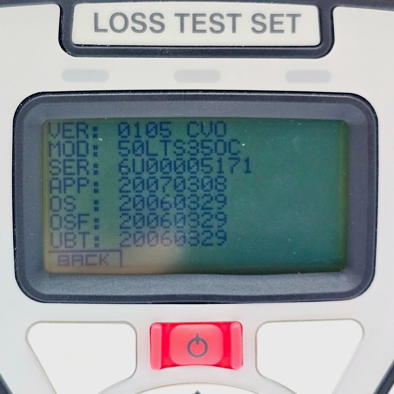 ANRITSU 50LTS350C CMA 50 Loss Test Set 1310/1550 LS + CATV Power Meter Option V