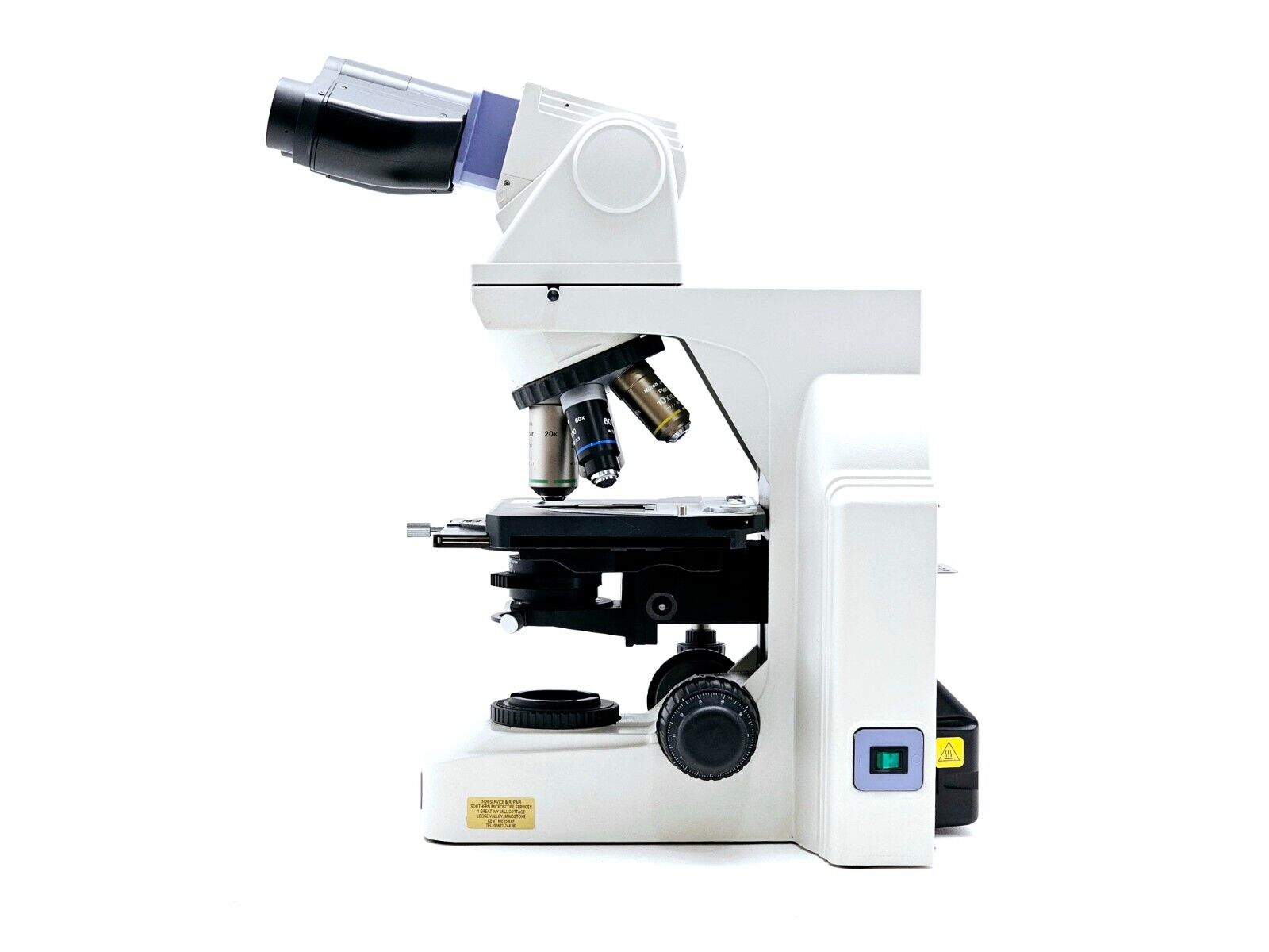 NIKON ECLIPSE E400 Microscope + 5x Objectives 40x/0.75 60x/0.80 4x/0.10 10x/0.25