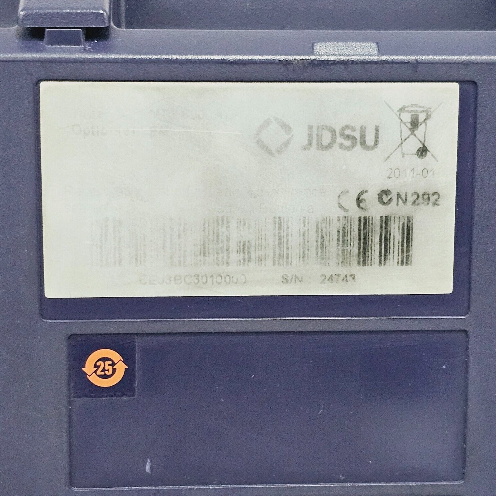 Viavi JDSU MTS 6000A 8136 LR SM OTDR 1310/1550/1625 nm 43/41/41 dB PC