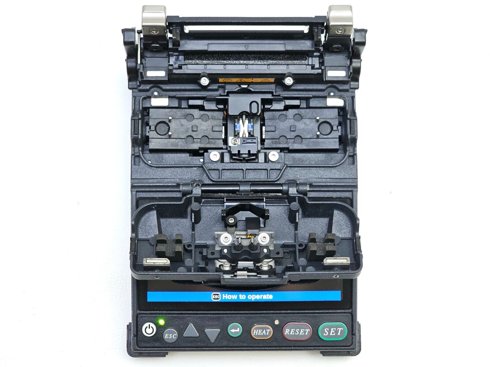 Fujikura 12S SM MM Fiber Fusion Splicer + CT-30 Cleaver & Fiber Holders ARC 1404