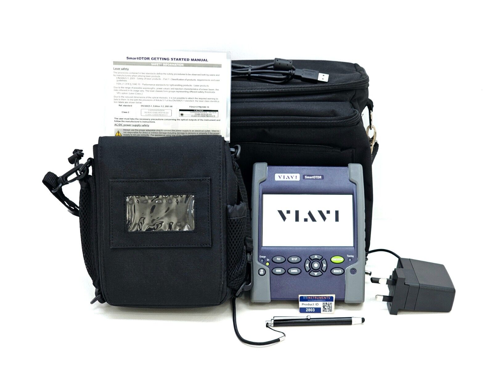 Viavi JDSU E126B SmartOTDR 1310/1550 nm 40/40 dB SM Long Haul OTDR VFL SC-APC