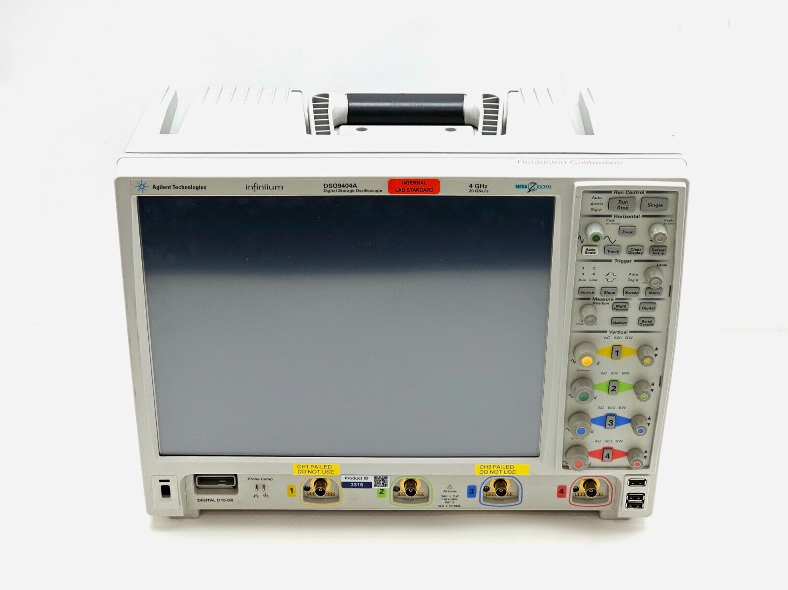 FOR PARTS / REPAIR Keysight Agilent DSO9404A Digital Storage Oscilloscope 4GHz