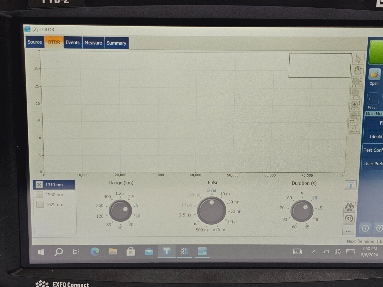 EXFO FTB-2 Mainframe + FTB-7300E SM OTDR 1310/1550/1625 nm & FTB-3930 Multitest