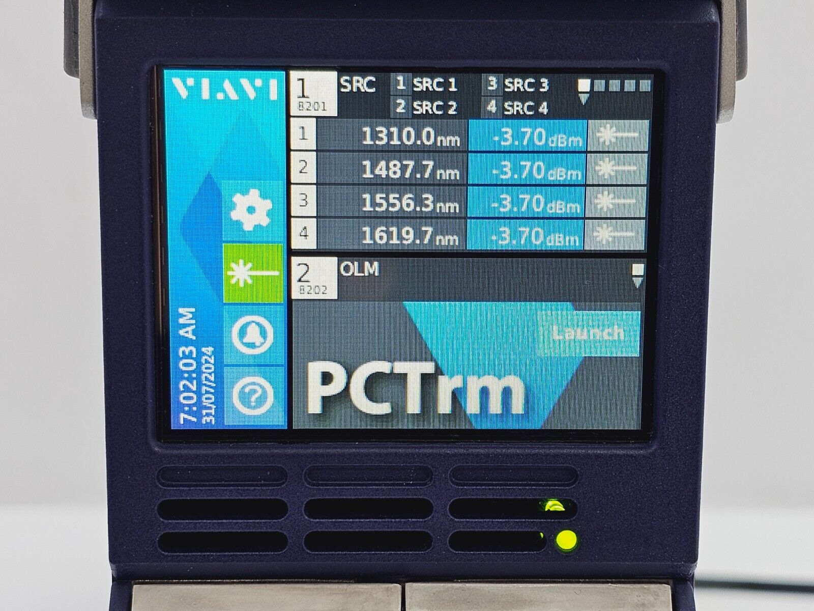 Viavi JDSU MAP-220C-A PCT-rm with mSRC-C2 Source and mOLM-C1 IL/RL Module 2019