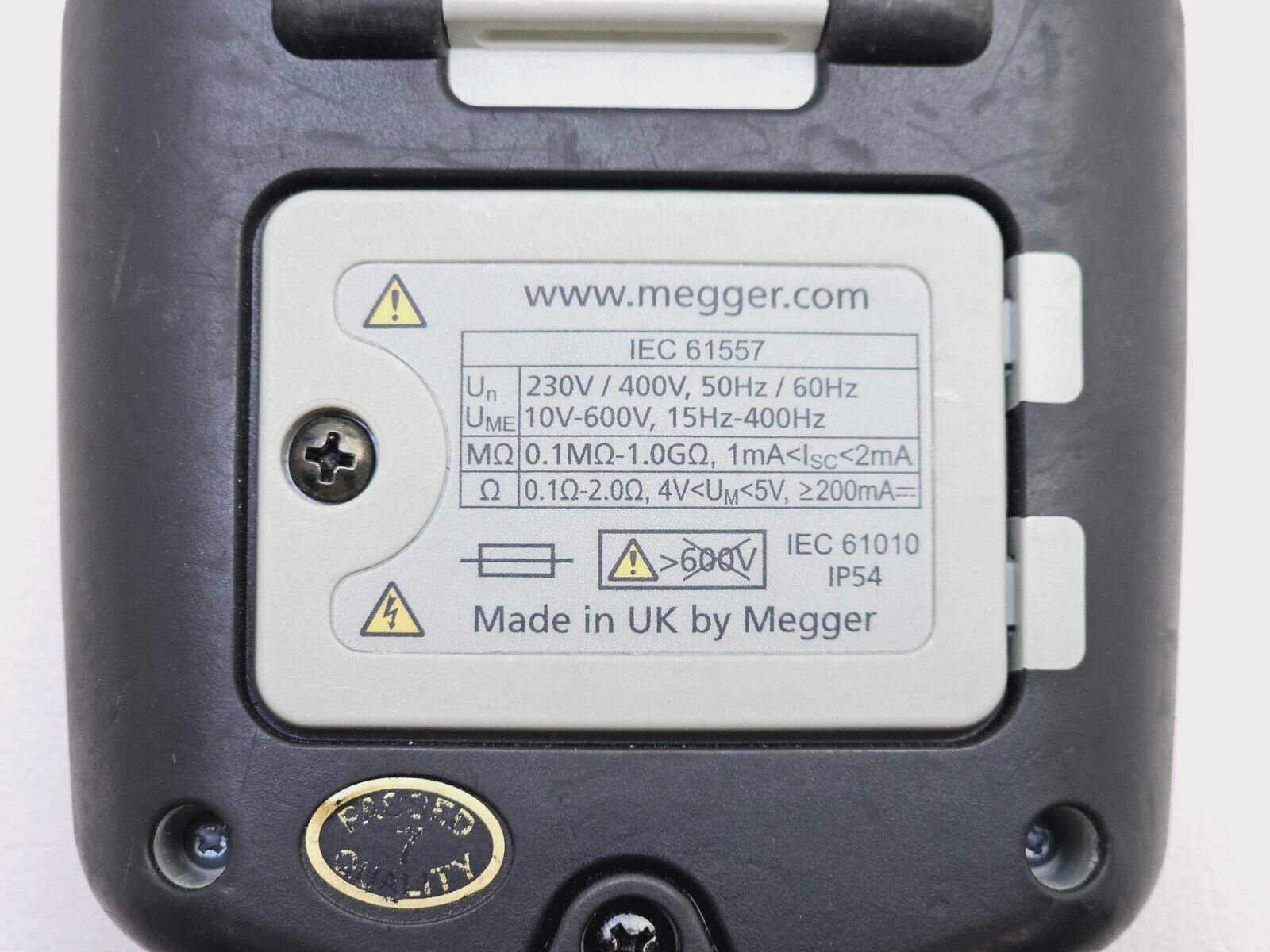 Megger MIT410/2 Megohmmeter Insulation Continuity Tester