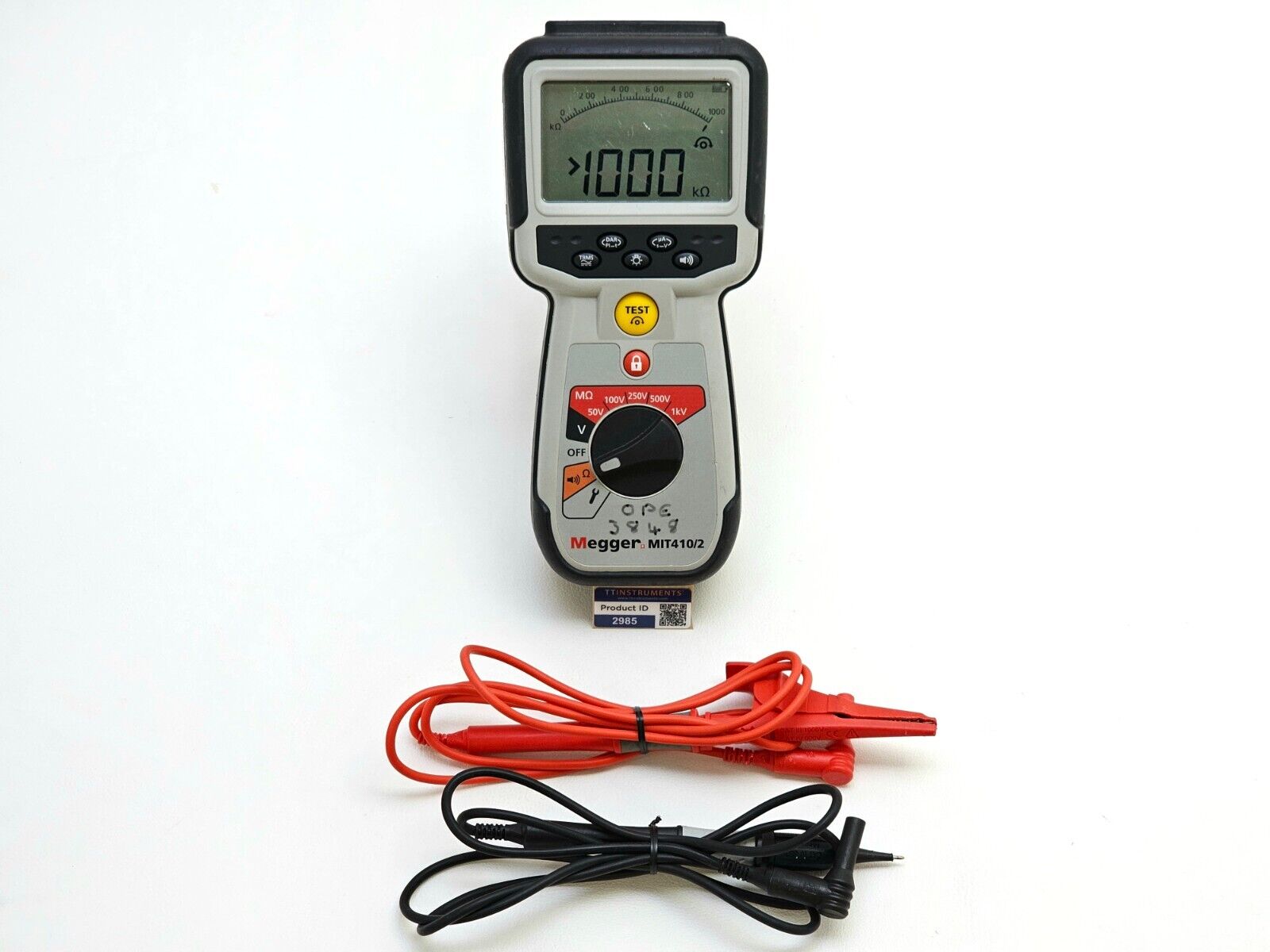 Megger MIT410/2 Megohmmeter Insulation Continuity Tester