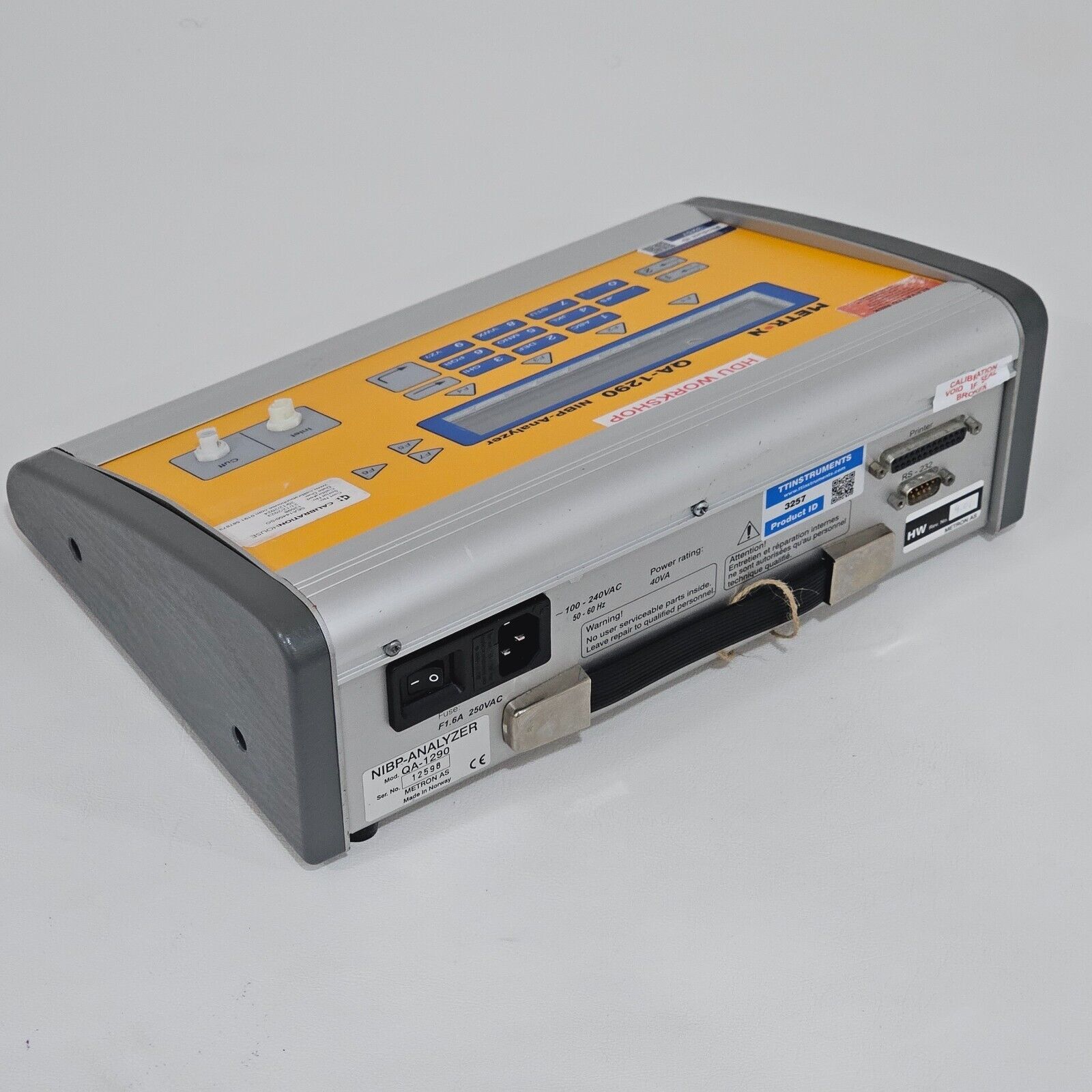 METRON QA-1290 NIBP-Analyzer