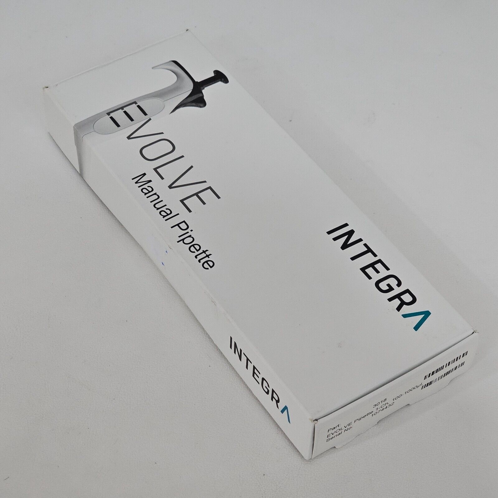 New INTEGRA EVOLVE Well balanced Manual Pipette 3018 Single Channel 100-1000µl