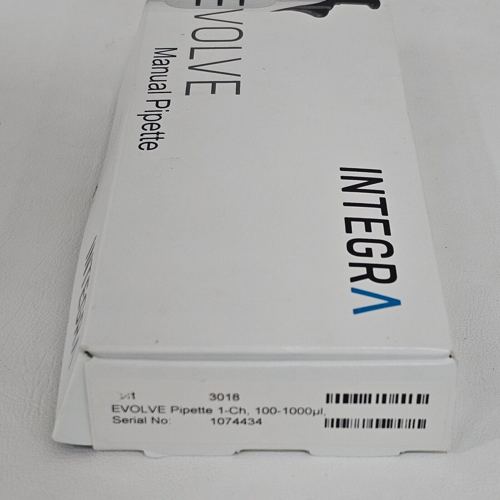 INTEGRA EVOLVE Well balanced Manual Pipette 3018 Single Channel 100-1000µl