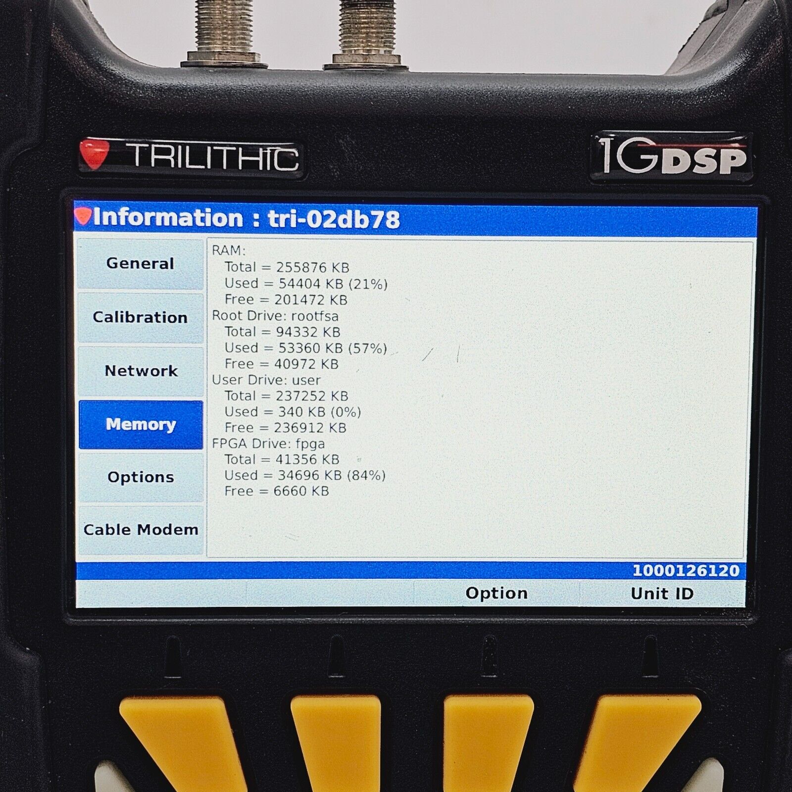 Viavi Trilithic 1G DSP + Options 1GDSP