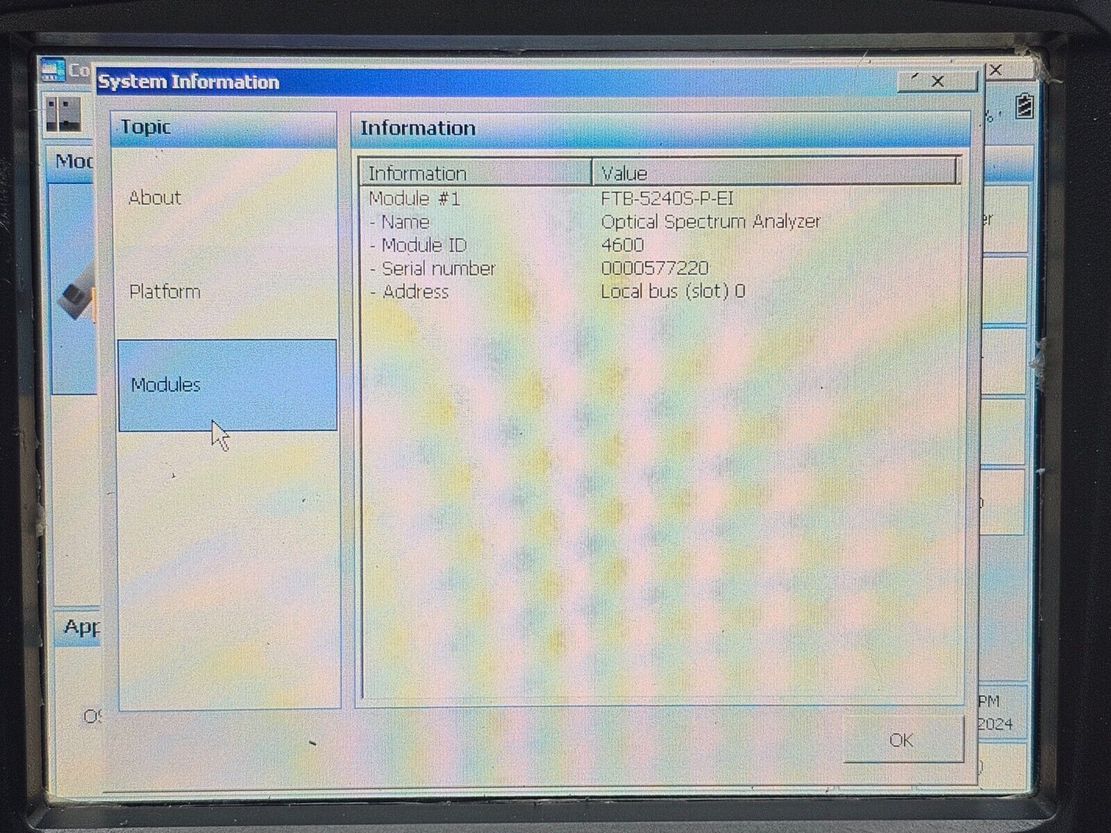 EXFO FTB-200 V2 & FTB-5240S-P OSA with Polarisation Controller In-band OSNR Opt.