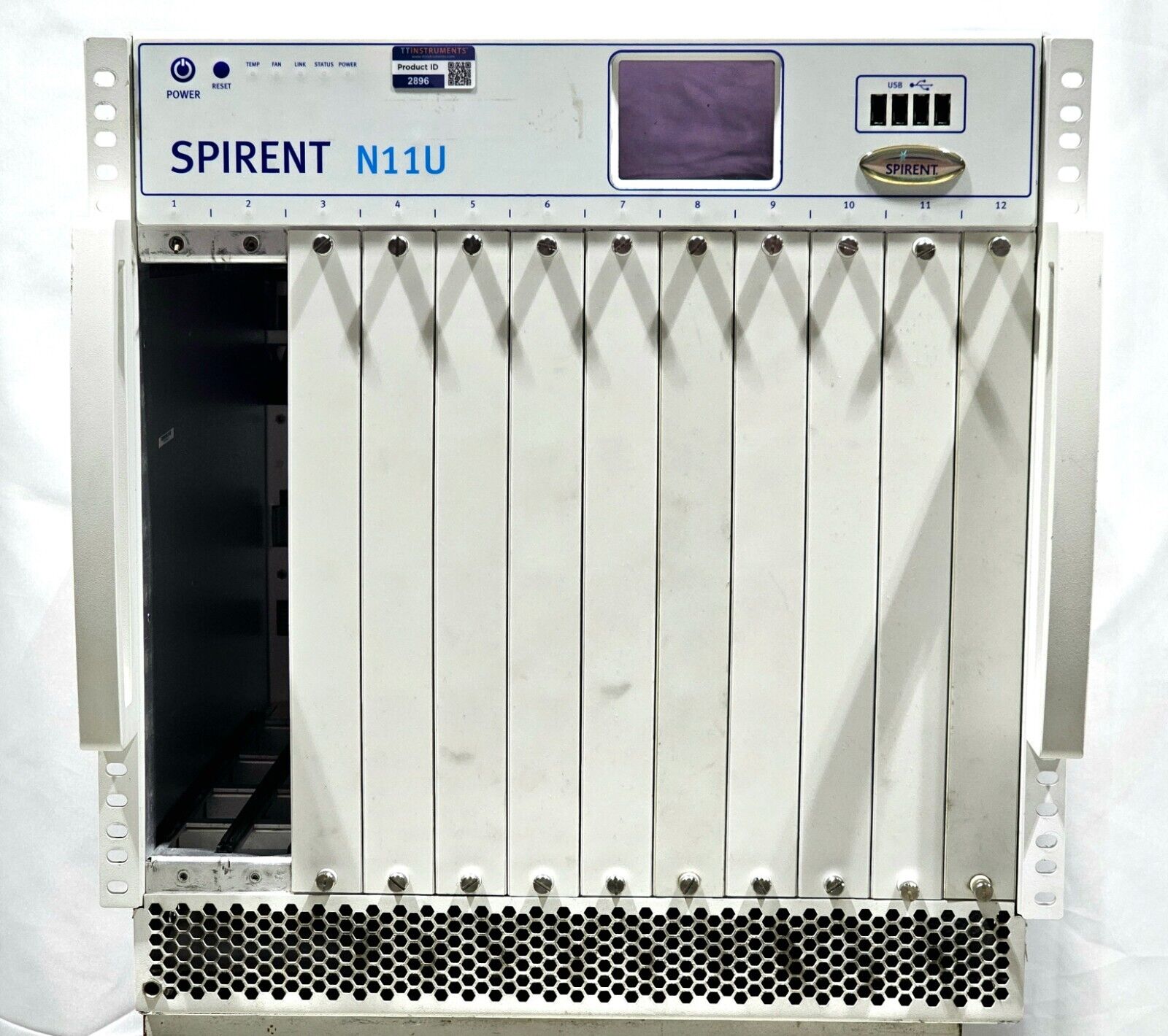 Spirent N11U-220 12-Slot Chassis Base Model SPT N11U