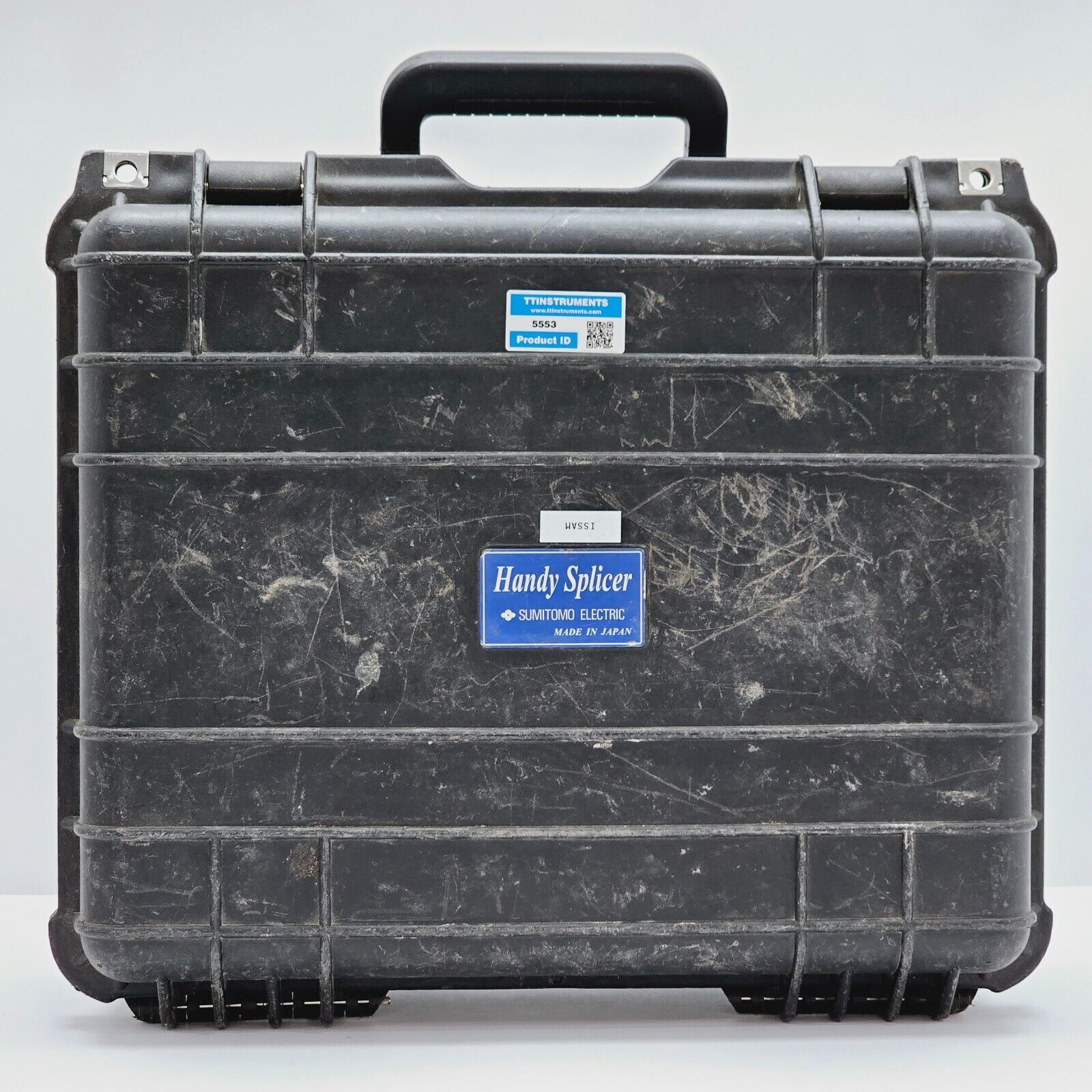 Hard Plastic Carry Transit Case with Foam Ext. Dimensions Approx. 46/42/14 cm