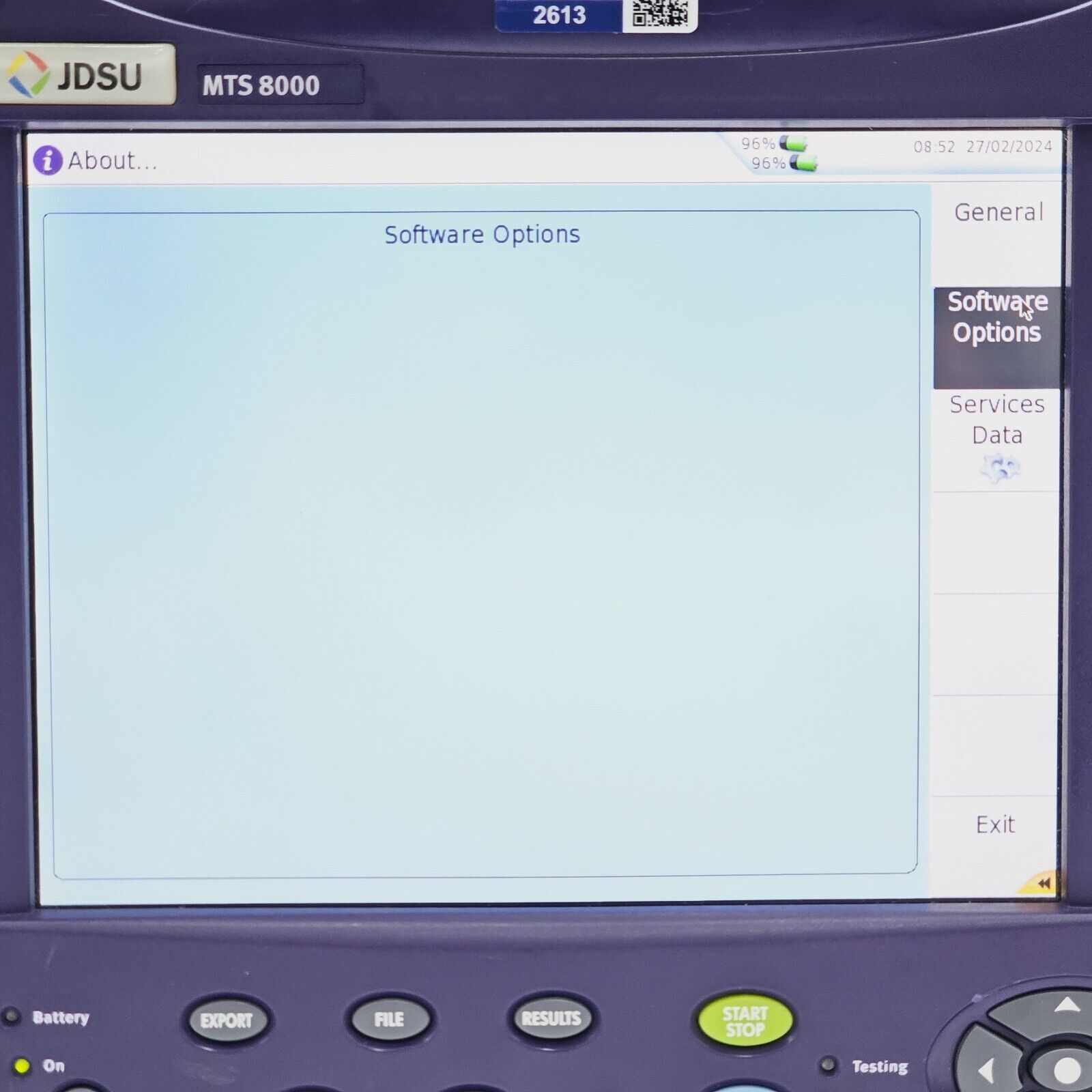 JDSU Viavi MTS 8000E w/ OSA-500 2281/91.51 Optical DWDM Analyzer 2281/91.51 OSA